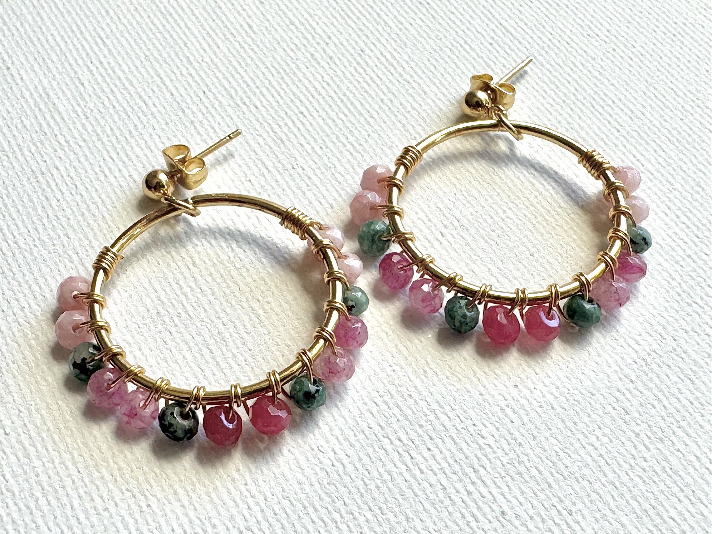 Gulabi Hoops