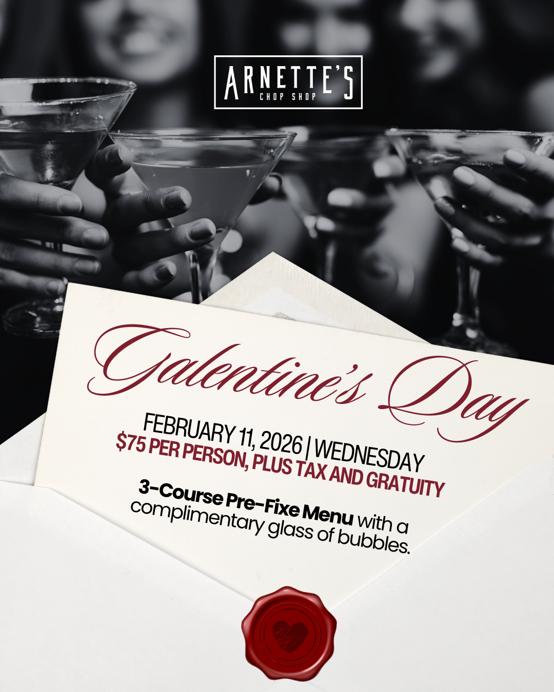 Galentine’s at Arnette’s Chop Shop