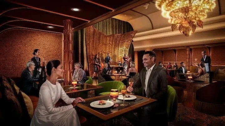 Cue the lights ✨ Legend of the Seas invites you into a decadent night of sultry jazz, daring cocktails, gourmet bites, and glamorous sights at Hollywoodland Supper Club 🥂

Ready to make this immersive night your own? Message me at jessica@bookedandb