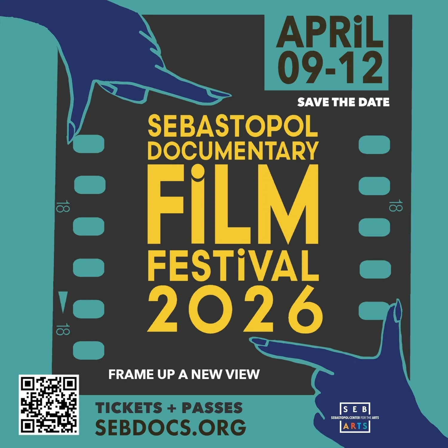 Save the date for the Sebastopol Documentary Film Festivals April 9-12, 2026.  Passes on sale on 12/5!
