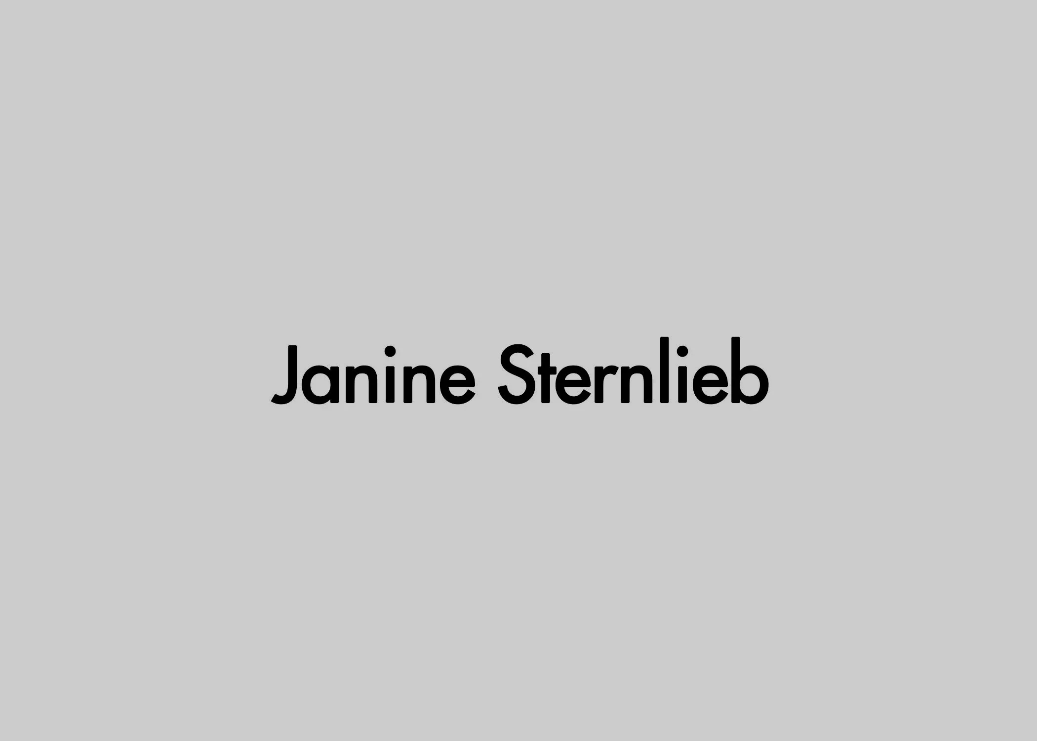 Janine Sternlieb