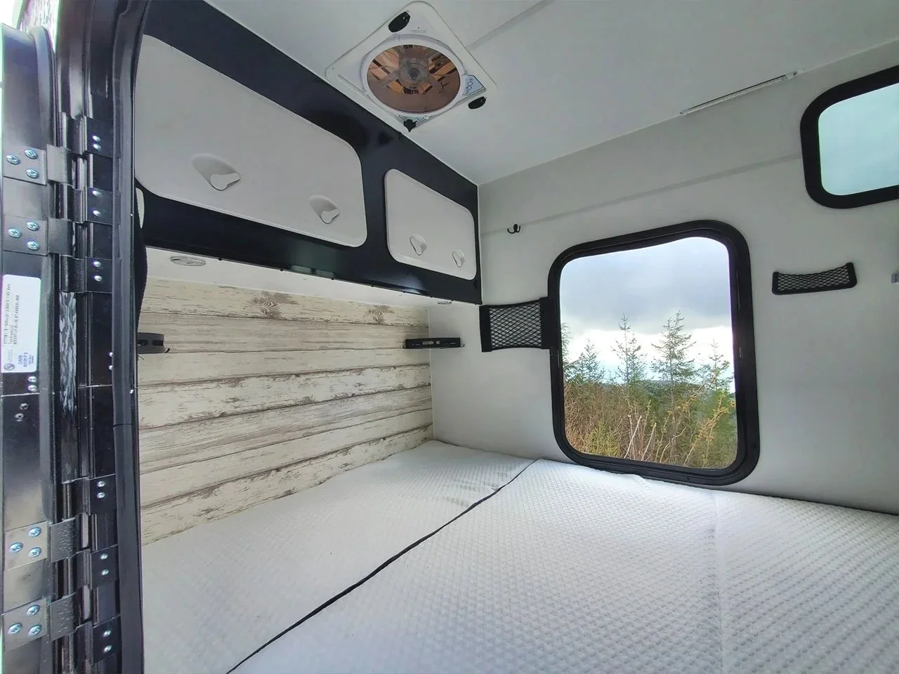 Interior photo of Bison adventure trailer