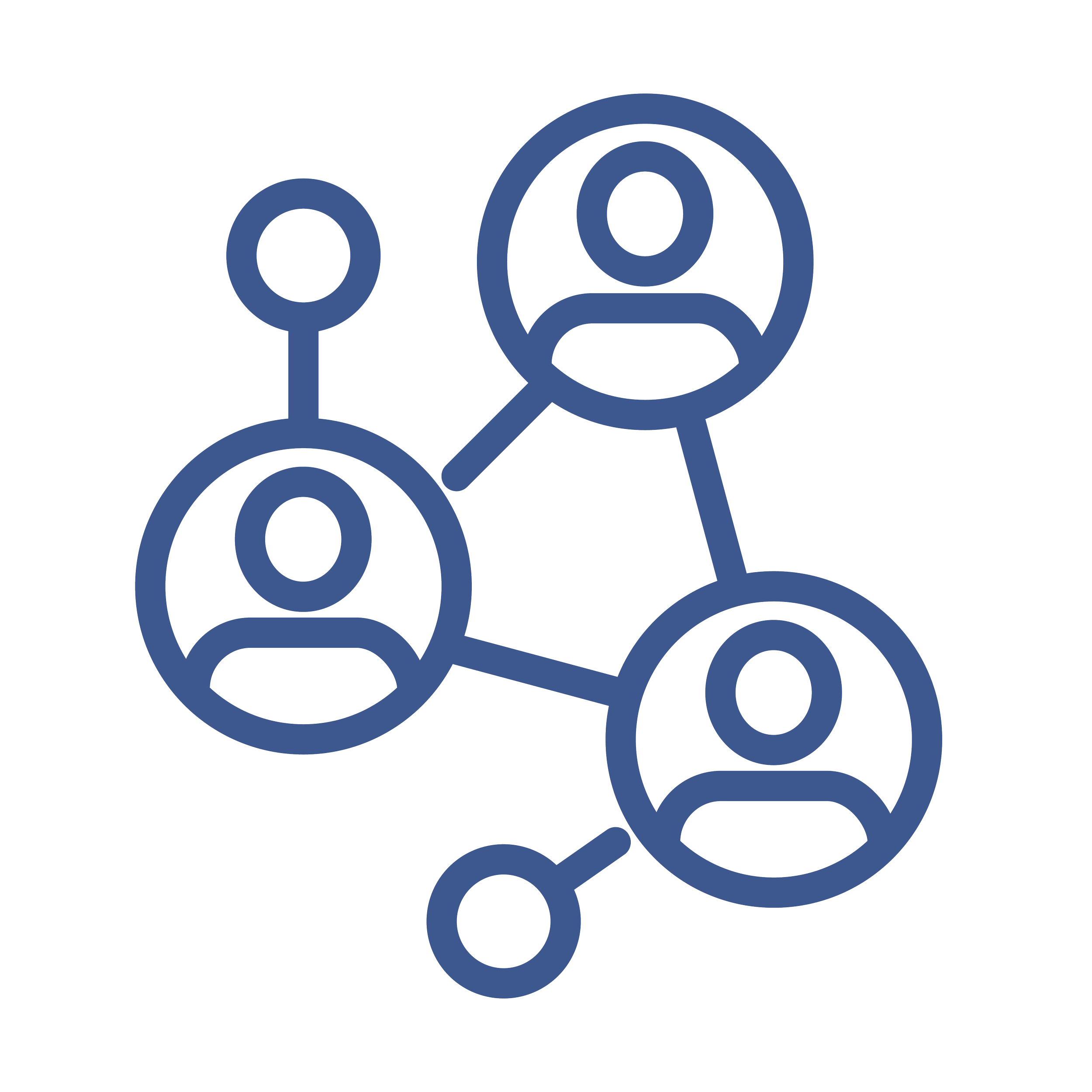 Consulting Icon, network of people