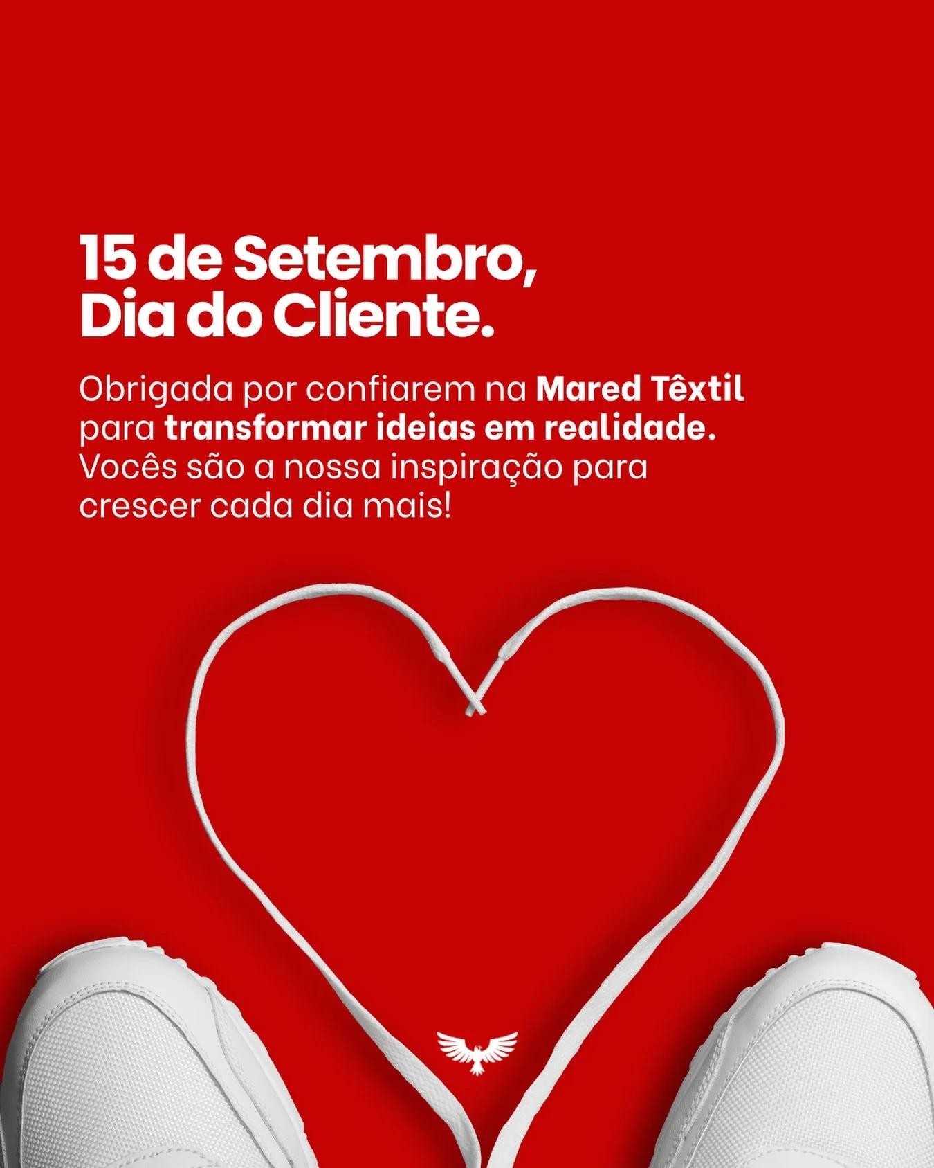 Obrigada &agrave; todos que escolheram a Mared para inovar nas suas cria&ccedil;&otilde;es!❤️
.
.
.
#maredtextil #diadocliente
