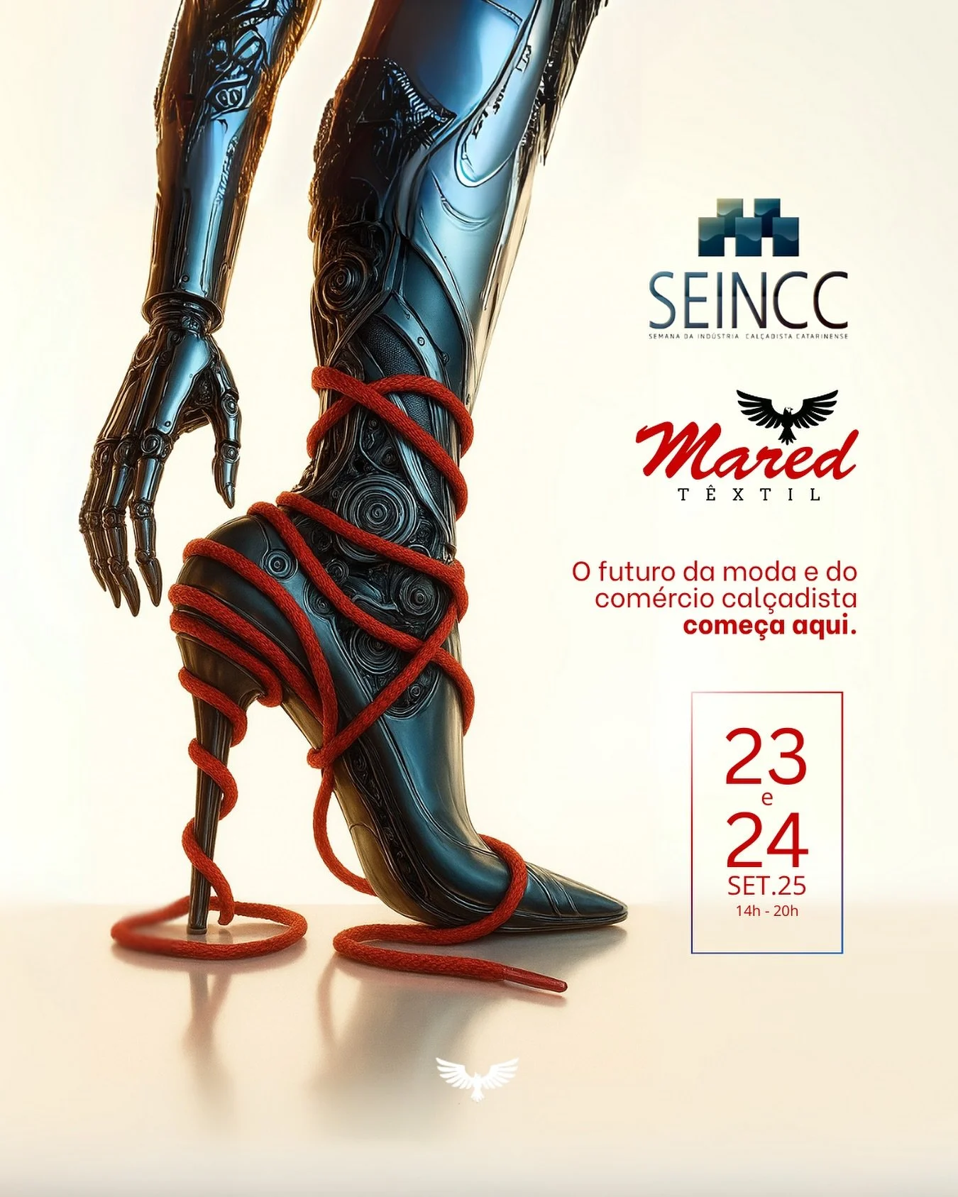 A Mared T&ecirc;xtil leva para a SEINCC 2025 o que h&aacute; de mais atual em inova&ccedil;&atilde;o para moda e acabamentos cal&ccedil;adistas. Venha conhecer de perto nossas novidades.✨
.
.
.
#MaredTextil #SEINCC2025 #Inova&ccedil;&atilde;oT&ecirc;