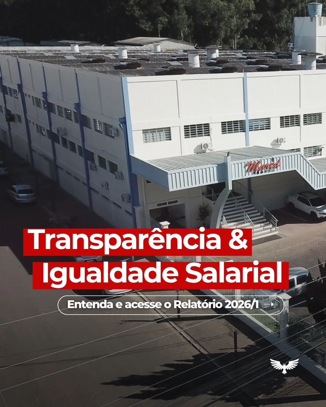 A transpar&ecirc;ncia &eacute; um compromisso &mdash; n&atilde;o uma obriga&ccedil;&atilde;o. 

📃 O Relat&oacute;rio de Igualdade Salarial traz dados importantes sobre a rela&ccedil;&atilde;o entre remunera&ccedil;&atilde;o de mulheres e homens dent