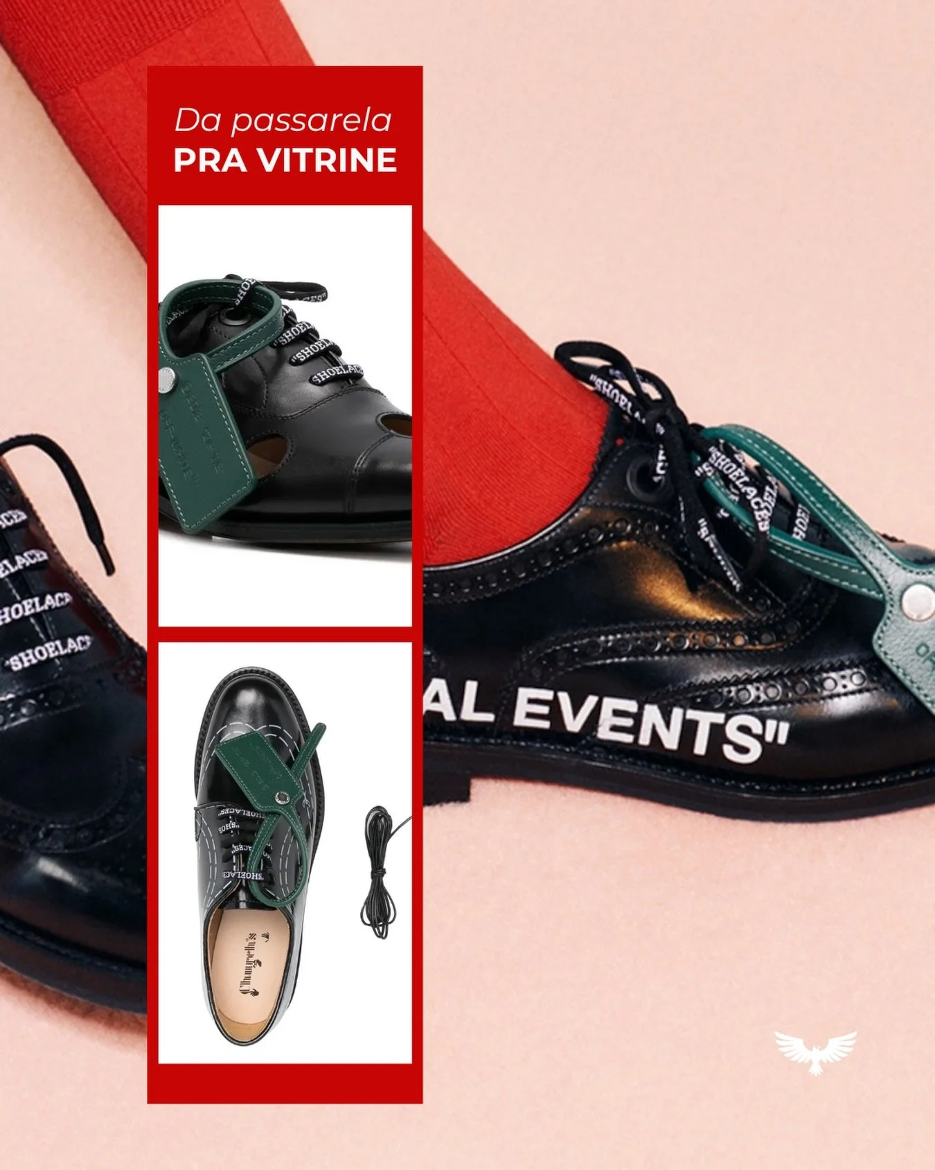 Tend&ecirc;ncia que se constr&oacute;i nos detalhes...

Das passarelas para as vitrines &mdash; os detalhes ganharam protagonismo!

O cl&aacute;ssico Oxford aparece renovado, com cadar&ccedil;os personalizados, tipografias aparentes e acabamentos que