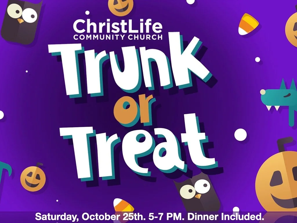 Bring your kids and families this Saturday! We look forward to seeing you! 🎃