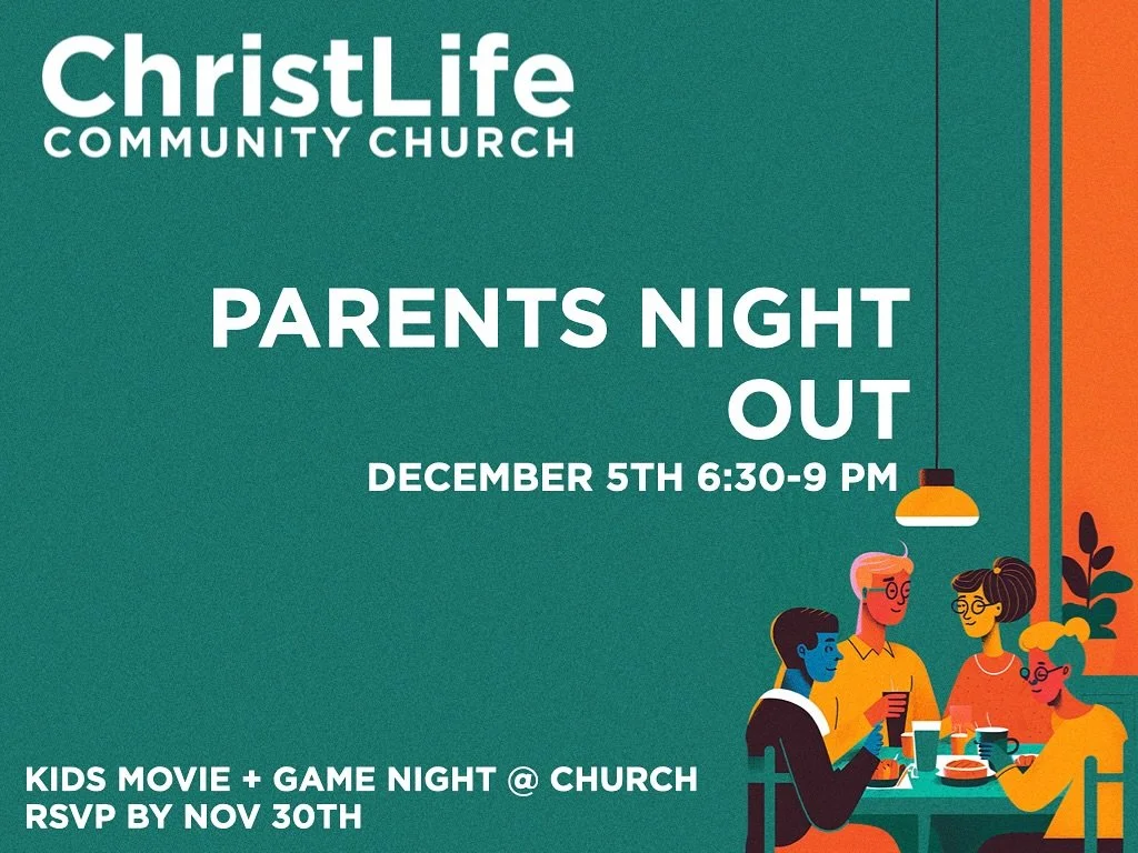 RSVP to Sandy our Children&rsquo;s Director here at ChristLife 🤗 sharrison@christlifecc.org