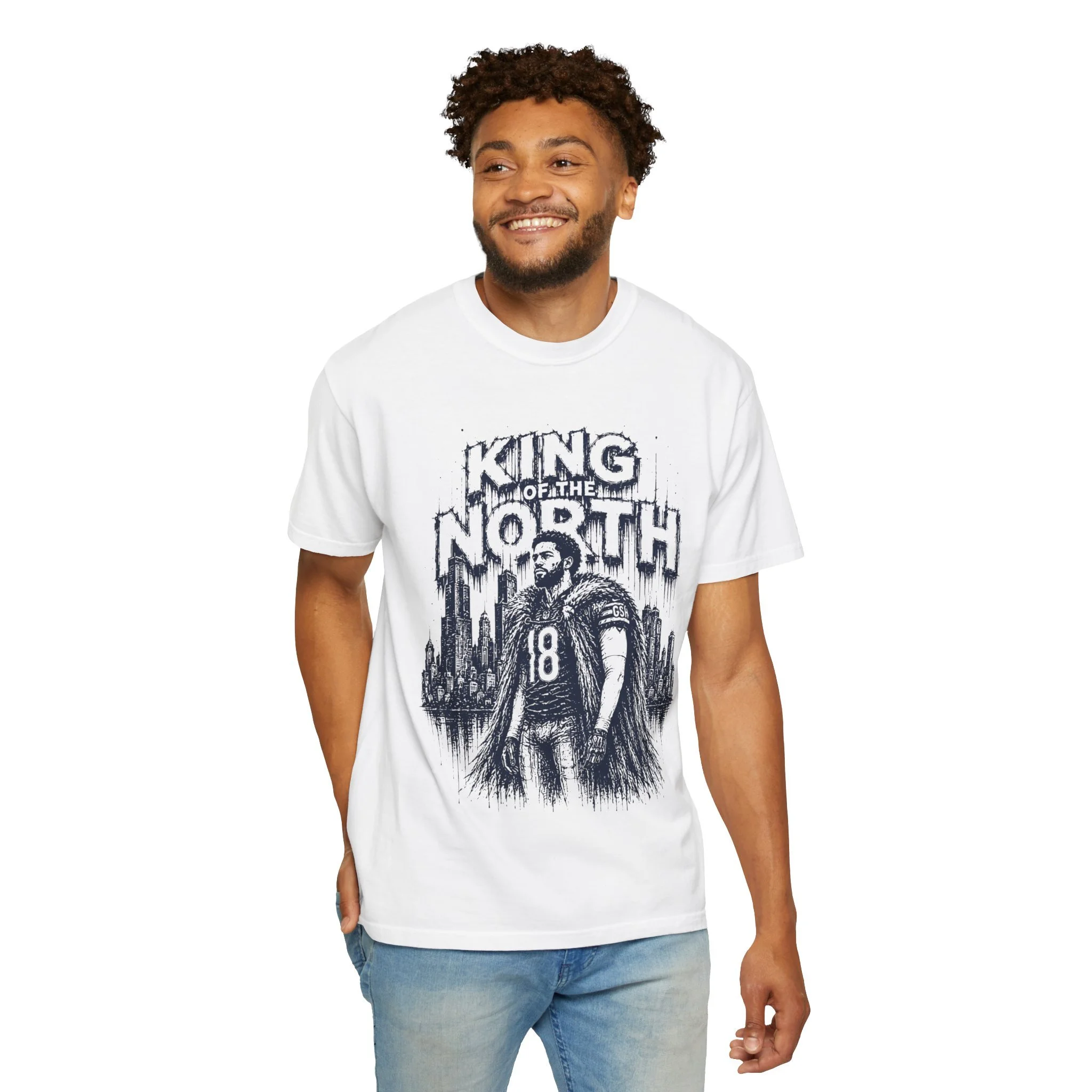 Chicago Bears King of the North Football T-Shirt