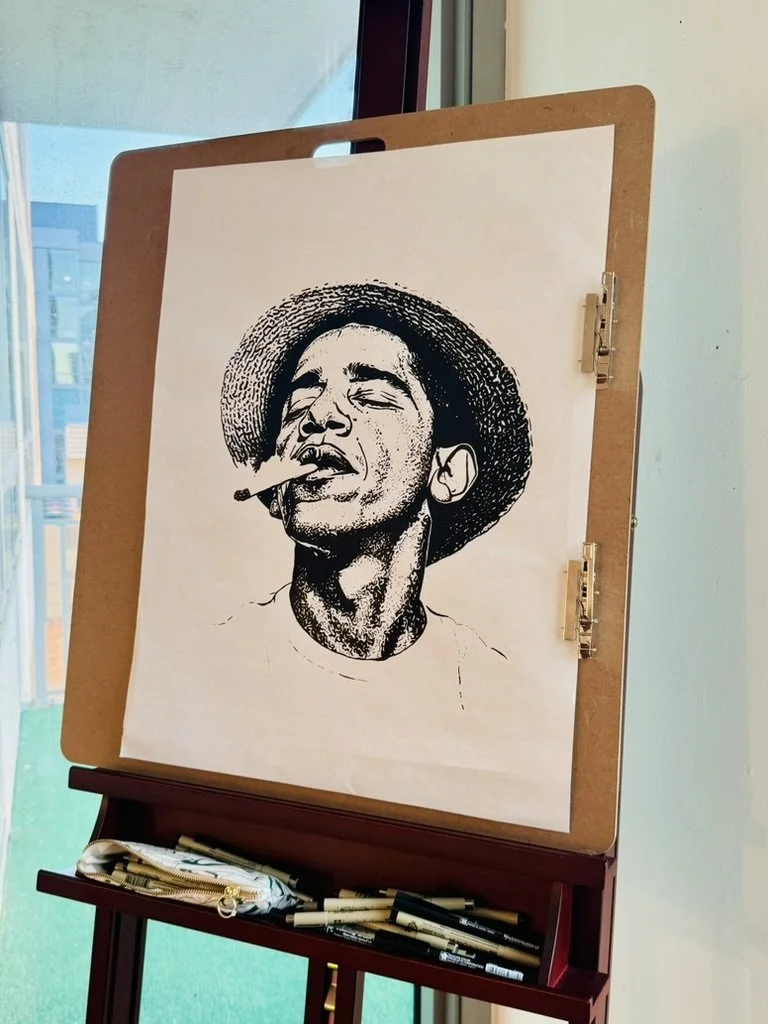 Barack Obama Smoking a Joint