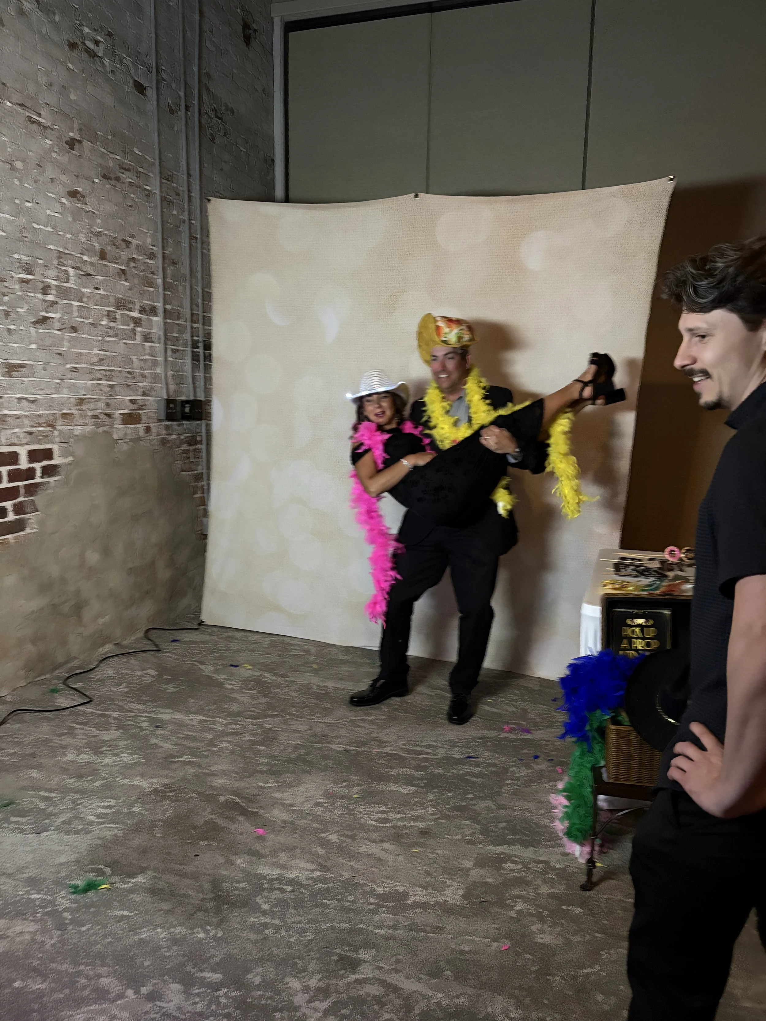 Fun with strike photobooth! In wilmington NC!