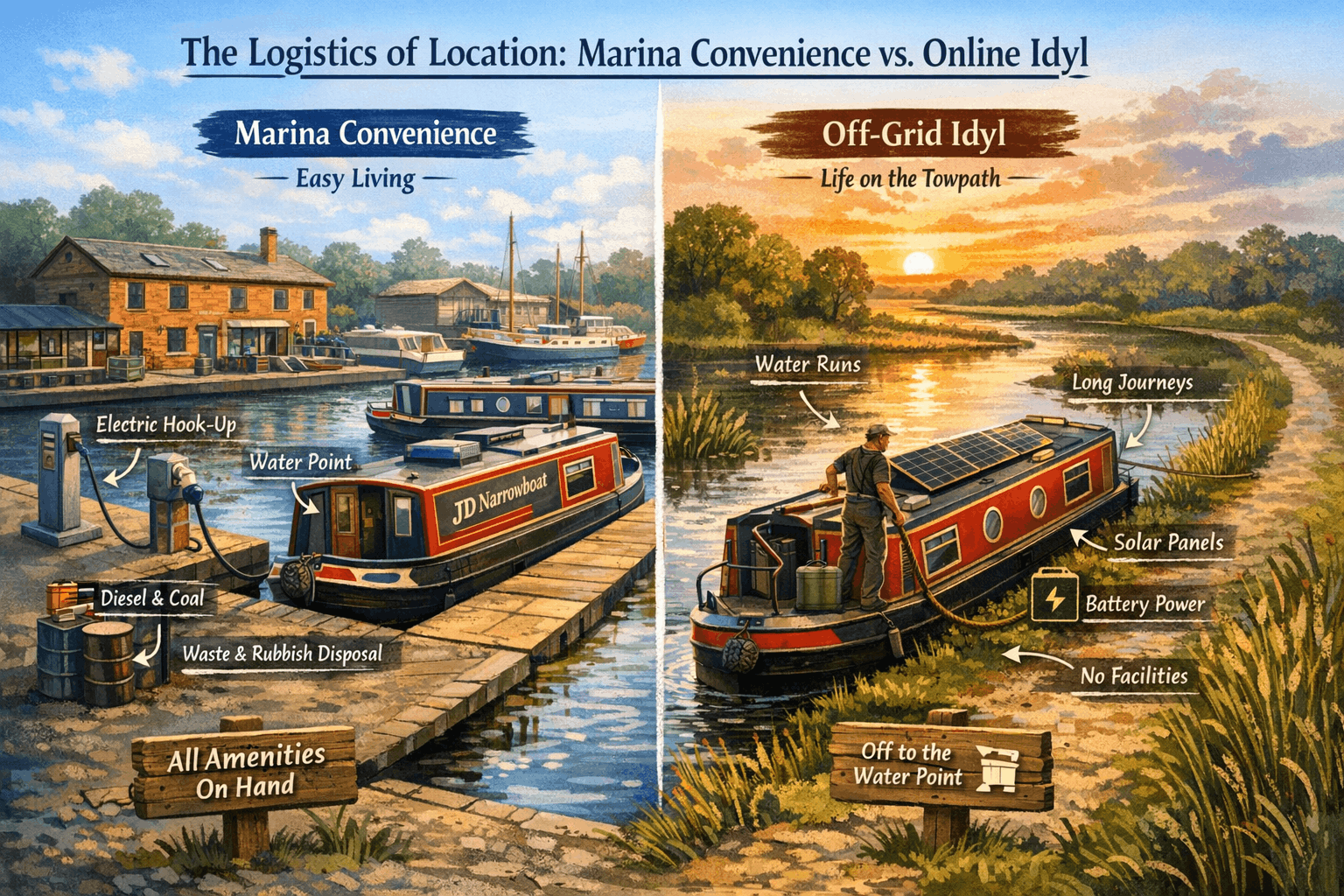 The Logistics of Location: Marina Convenience vs. Online Idyl