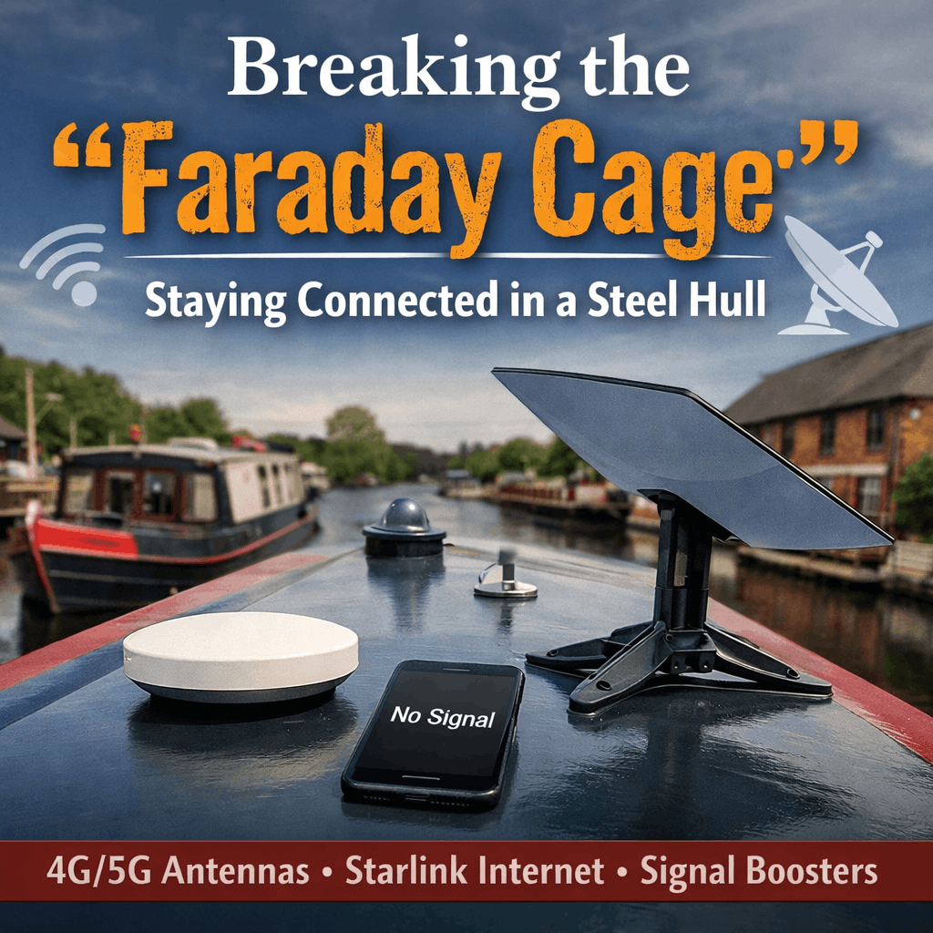 Breaking the "Faraday Cage": Staying Connected in a Steel Hull
