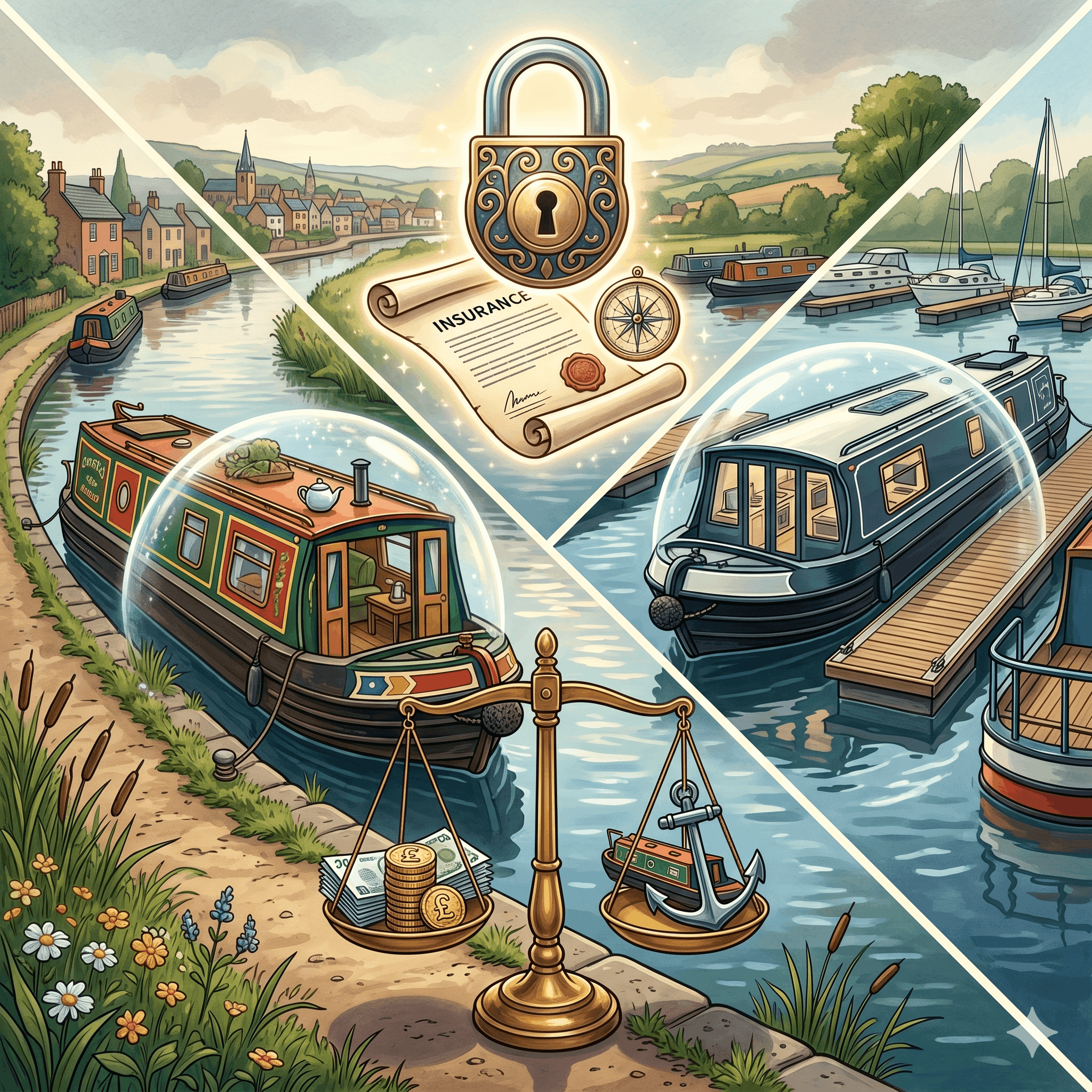 Narrowboat Insurance Cost: What You Will Really Pay in 2026