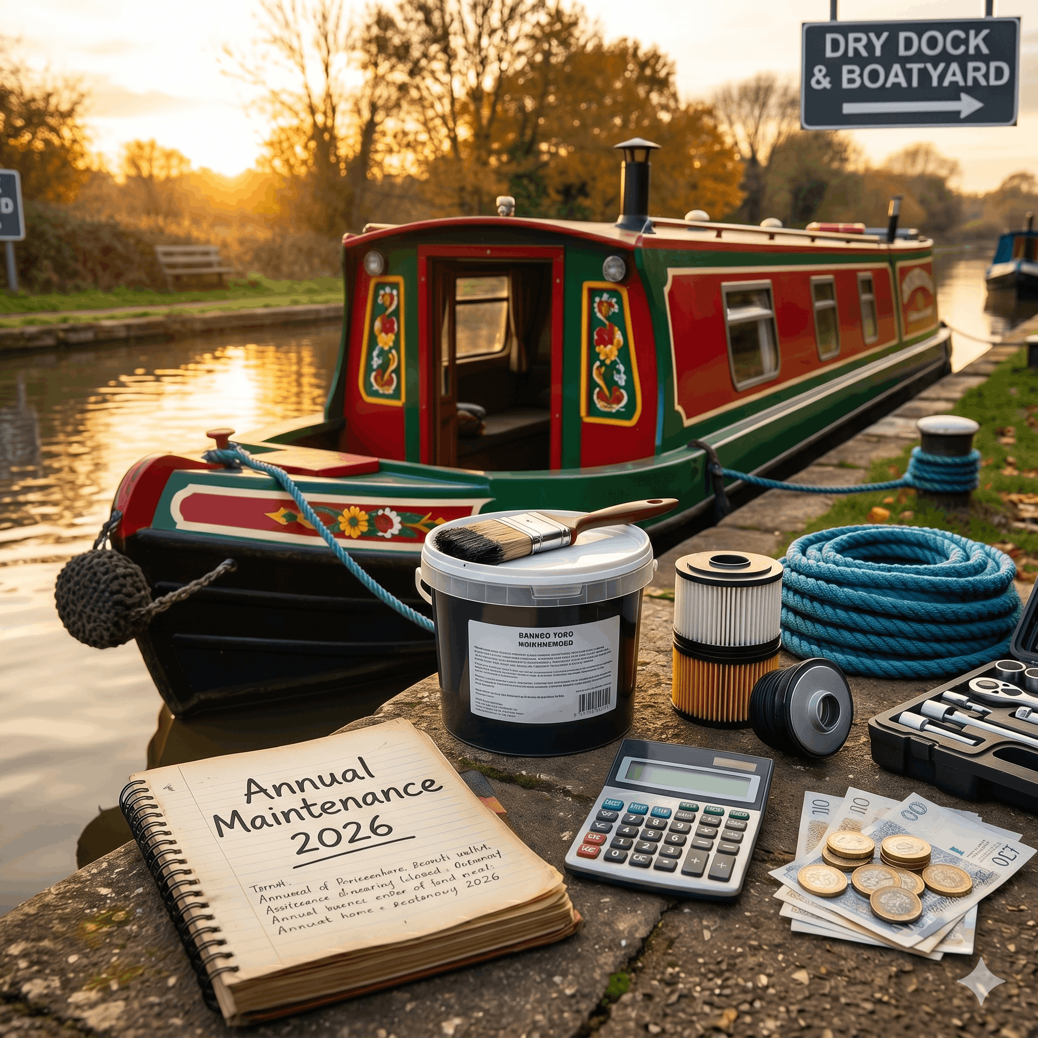 Annual Narrowboat Maintenance Costs: What to Budget in 2026