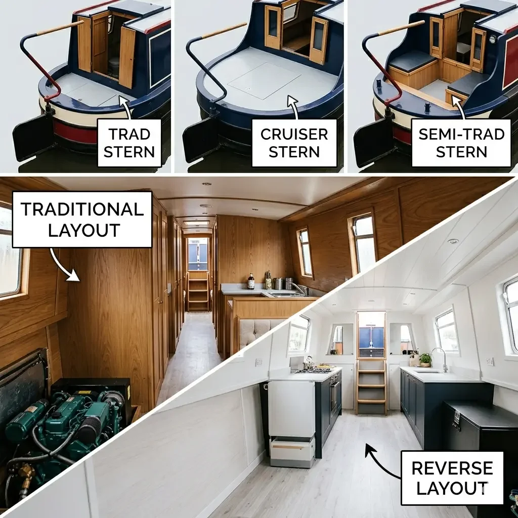 Narrowboat Stern Types and Layouts Explained: Which Is Right for You?