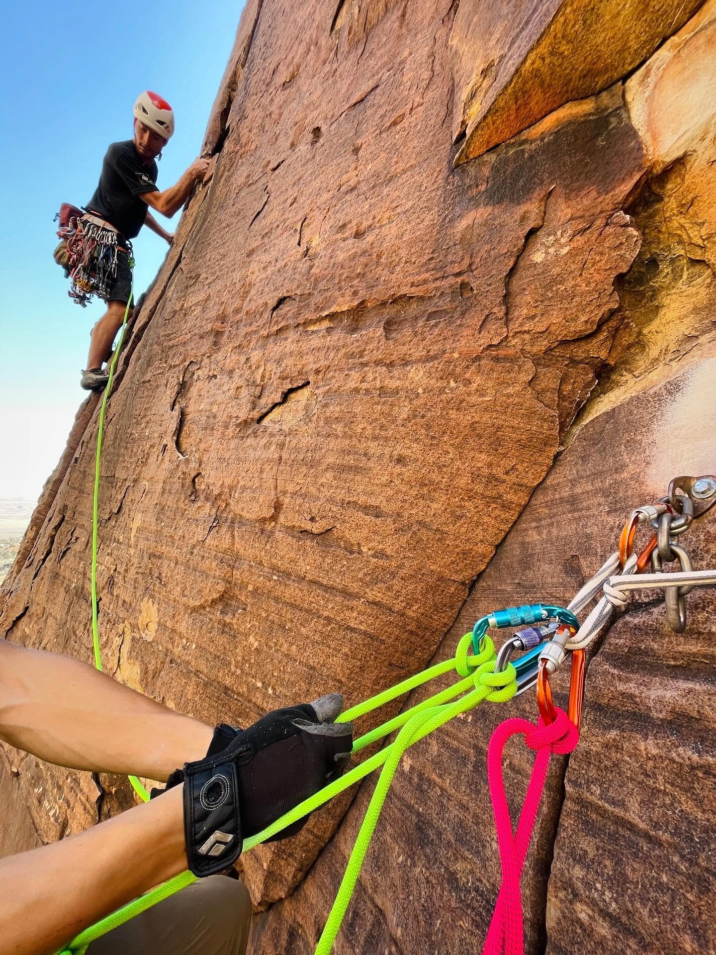 I&rsquo;ve been reminiscing about past trips and am forward to spending some more time in Red Rocks NCA this October 🙌

I wrote a blog post on my website about some of my favorite moderate classics of the area. 

See link in bio for my website and b