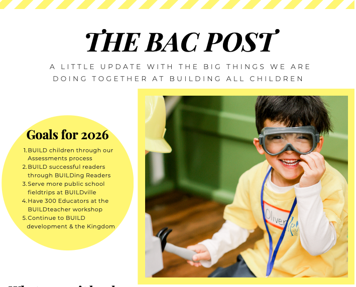 What’s NEW at BAC!
