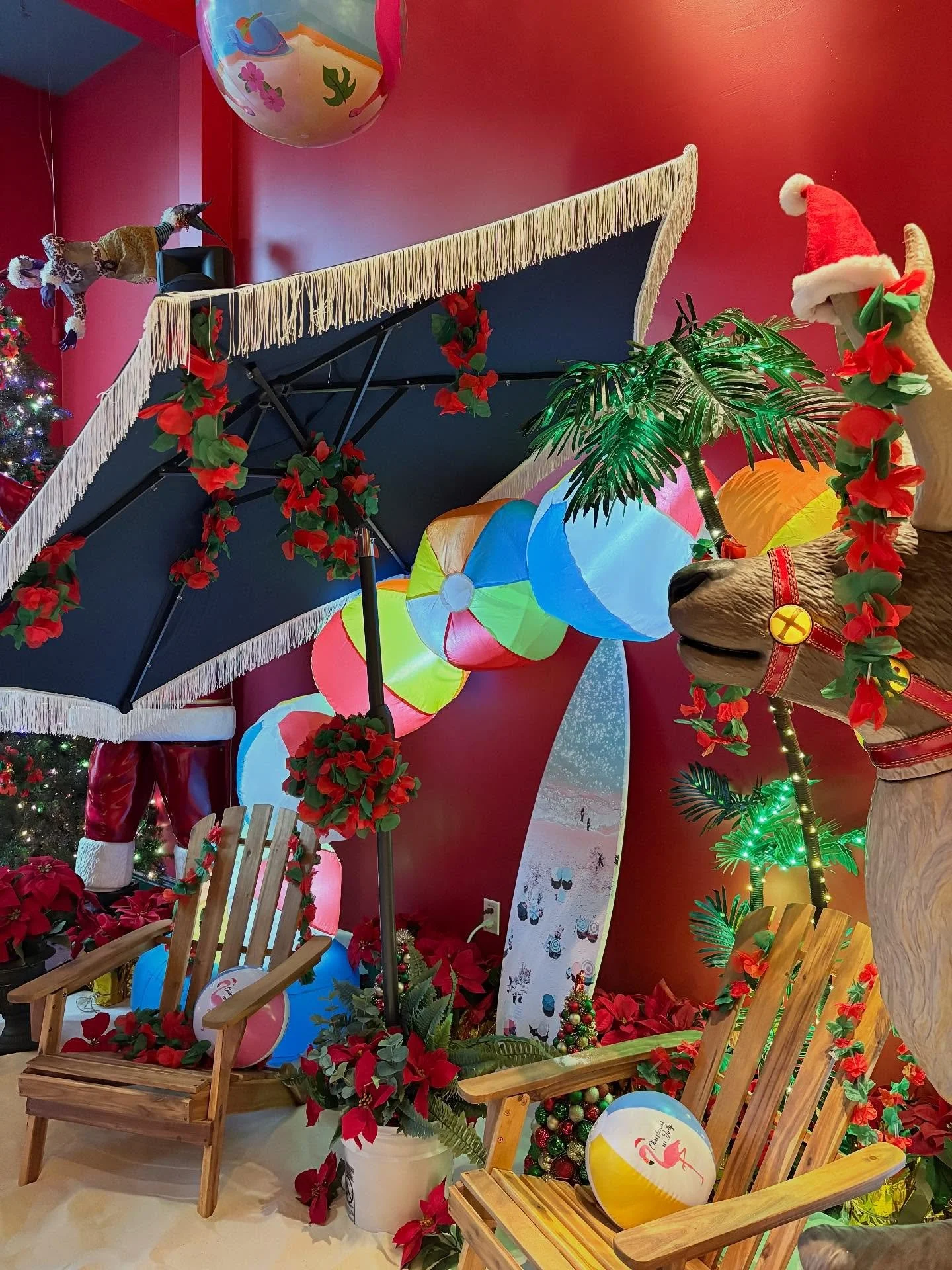 MISTLETOE&trade; 🎁 presents&hellip;
CHRISTMAS IN JULY!!!! 
.
Need a beach vacation? We got you! Come feel merry and festive. Come party with us all summer long!!! Soft opening Thursday (7/3) at 588 Sutter
.
.
.
.
.
.
.
.
.
@unionsquaresf @mikayla.wi