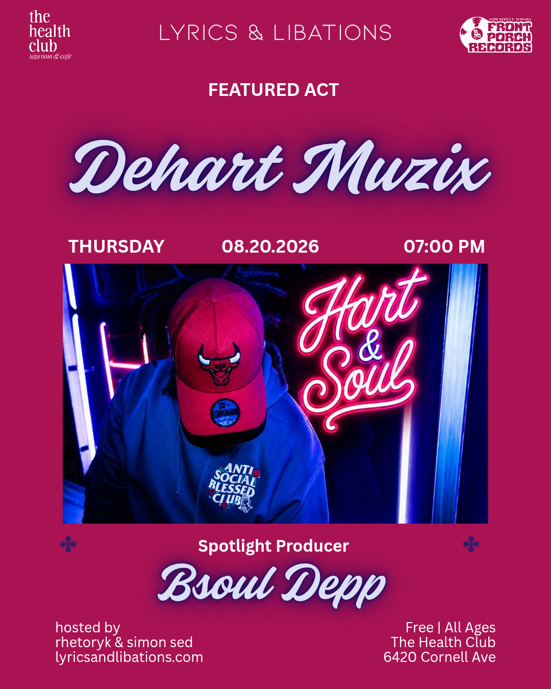 L&L August Open Mic ft. Dehart and Bsoul Depp
