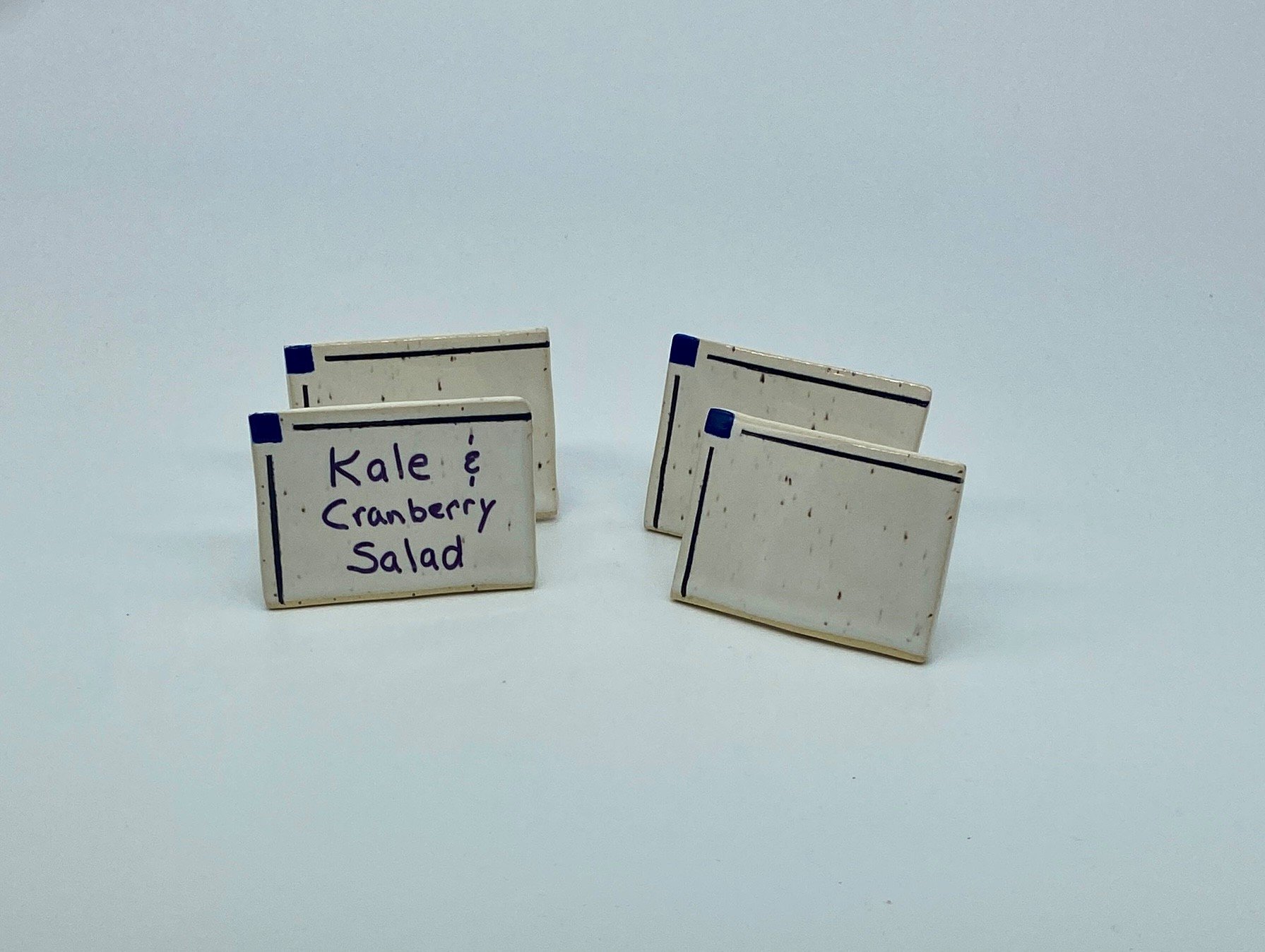 Buffet Table Food Labels