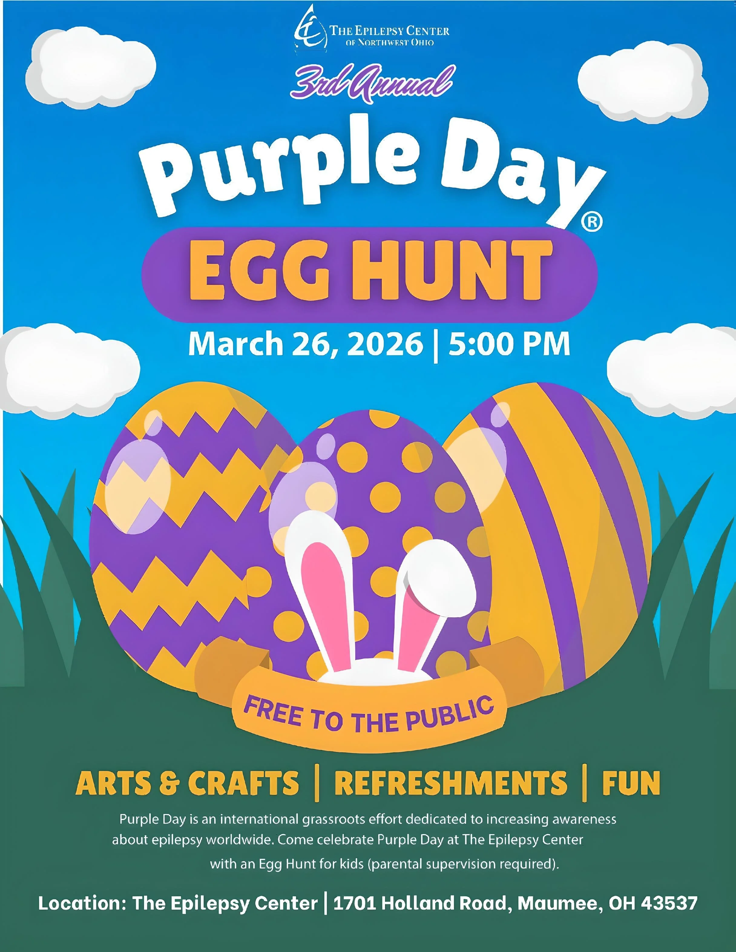 Purple Day Egg Hunt