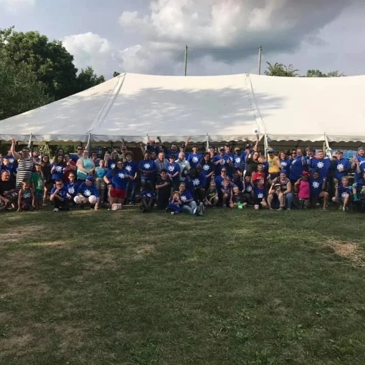ECNWO Family Camp gathering representing supportive community for parents of children with epilepsy in Northwest Ohio private support network