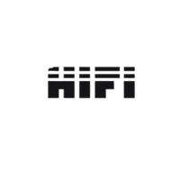 A black and white logo with the text 'RIFI' centered within a shield shape.