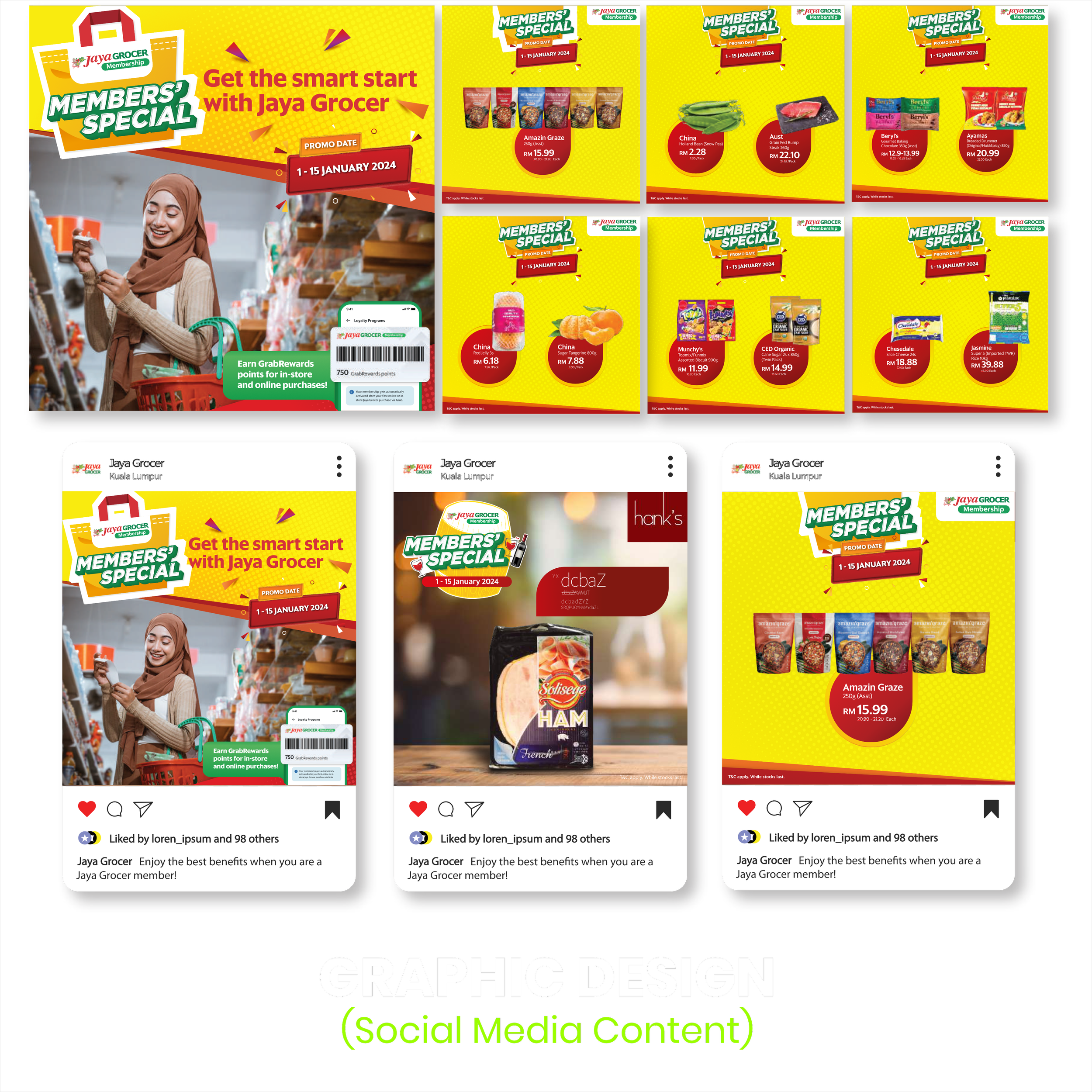 Daedalus Projects graphic design portfolio - Social Media Content design for branding Malaysia client results