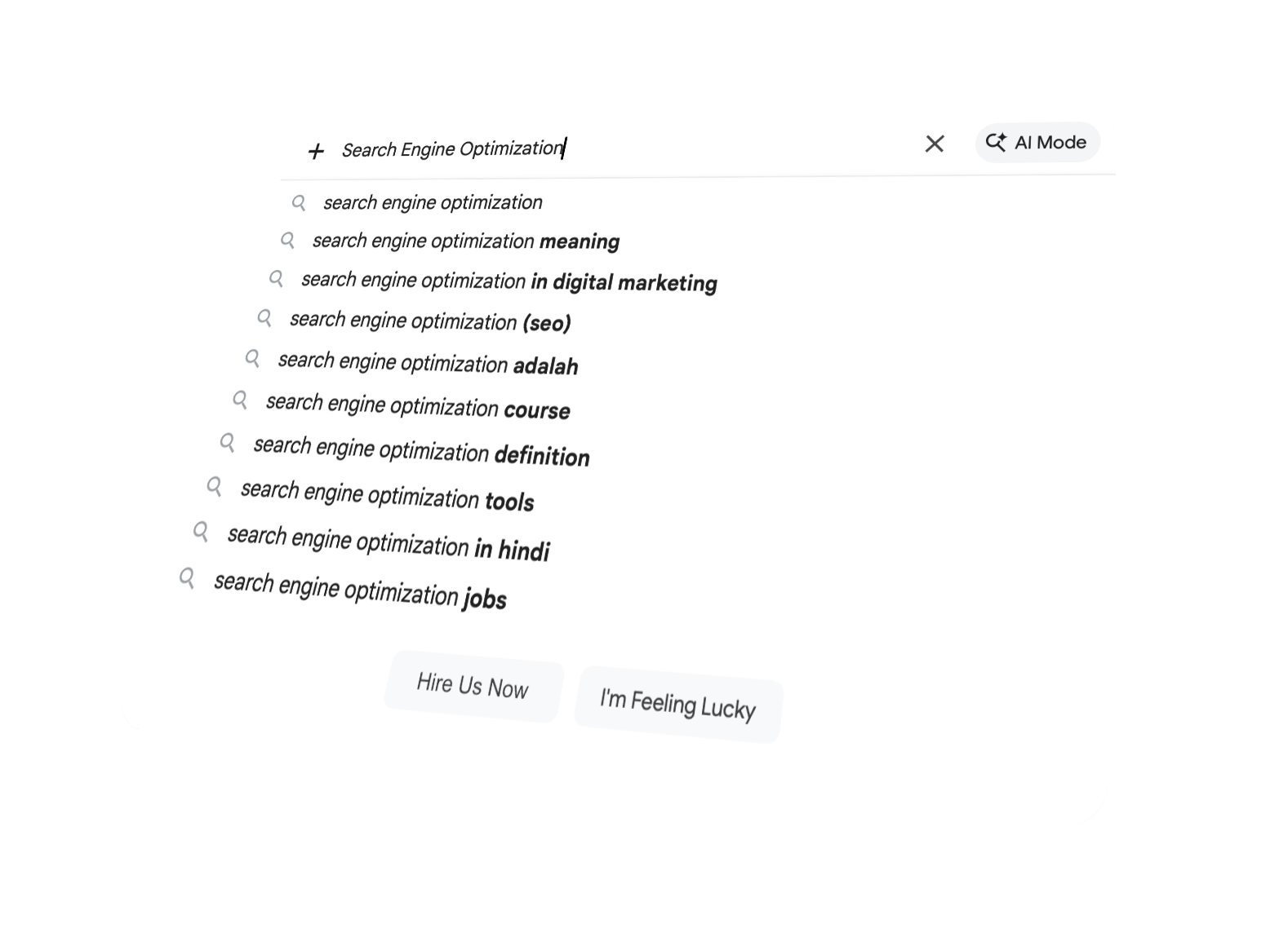 Search Engine Optimization seach