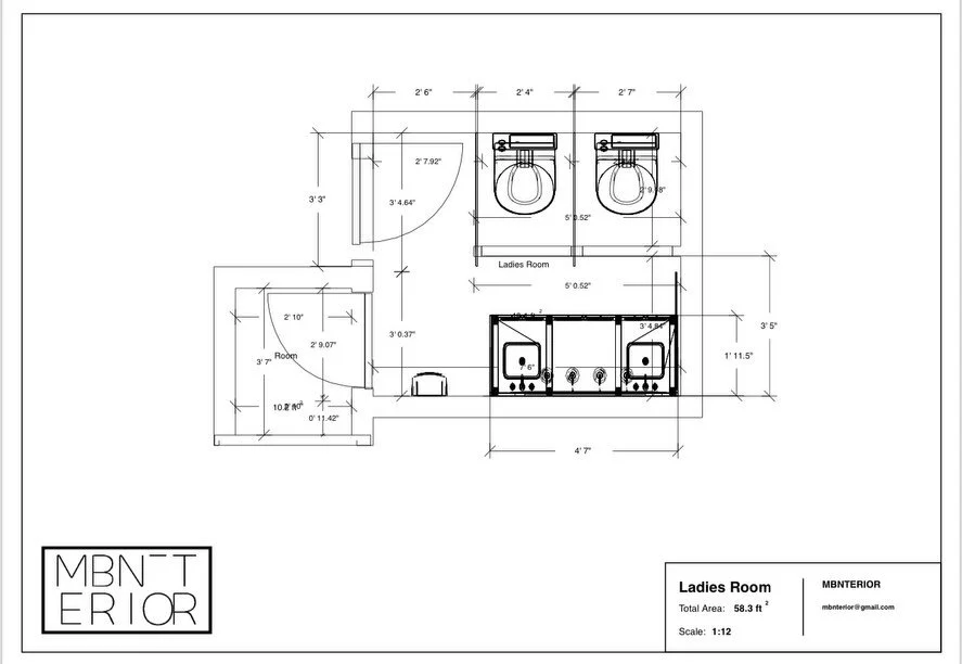 Documenting the process ✍🏽

Here&rsquo;s the current floor plan of the ladies room at The Post &mdash; alongside my proposed layout designed to improve flow, comfort, and functionality within the existing footprint.

Thoughtful planning makes all th
