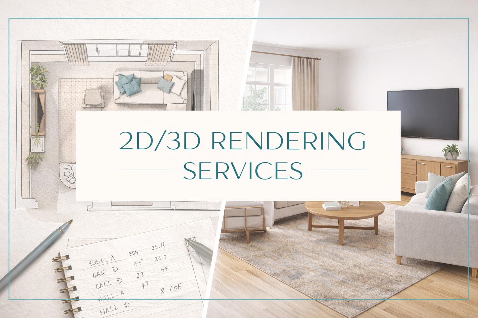2D/3D Renderings