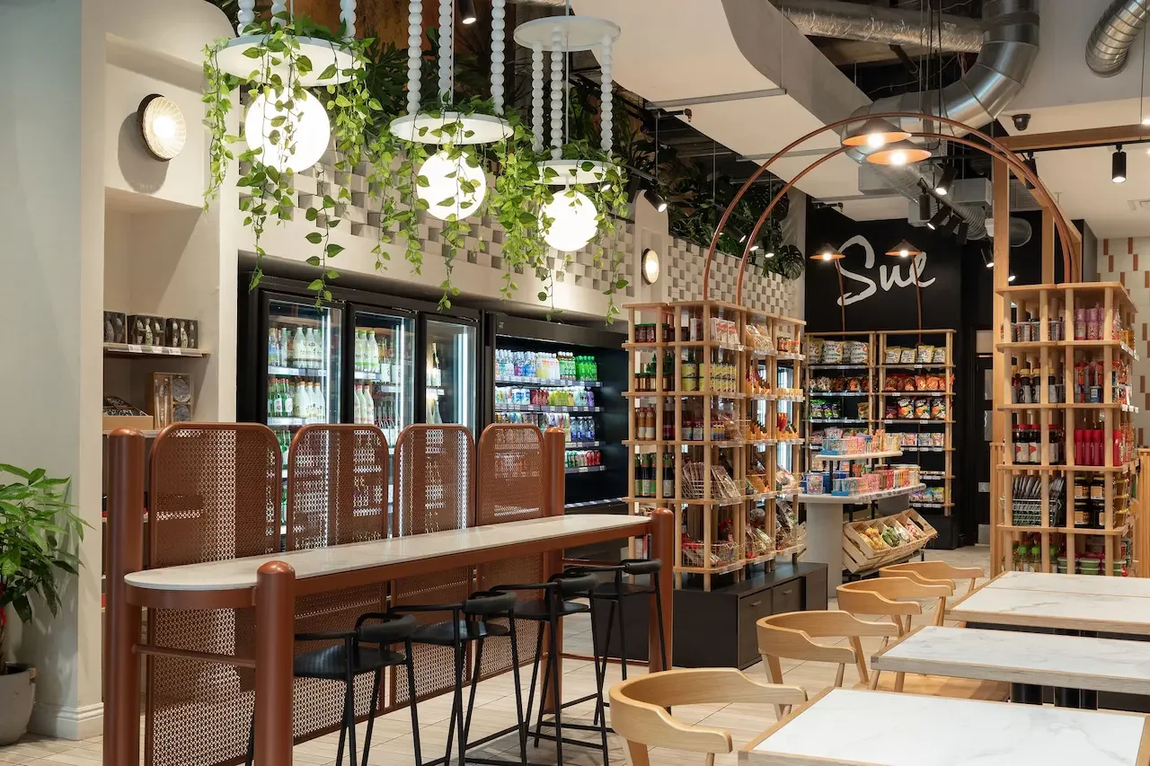 Comptoir du restaurant Sushi à la maison, franchise de Gatineau