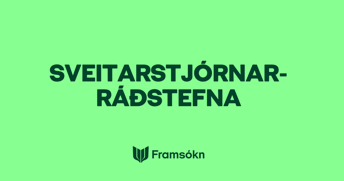 Sveitarstjórnarráðstefna á höfuðborgarsvæðinu