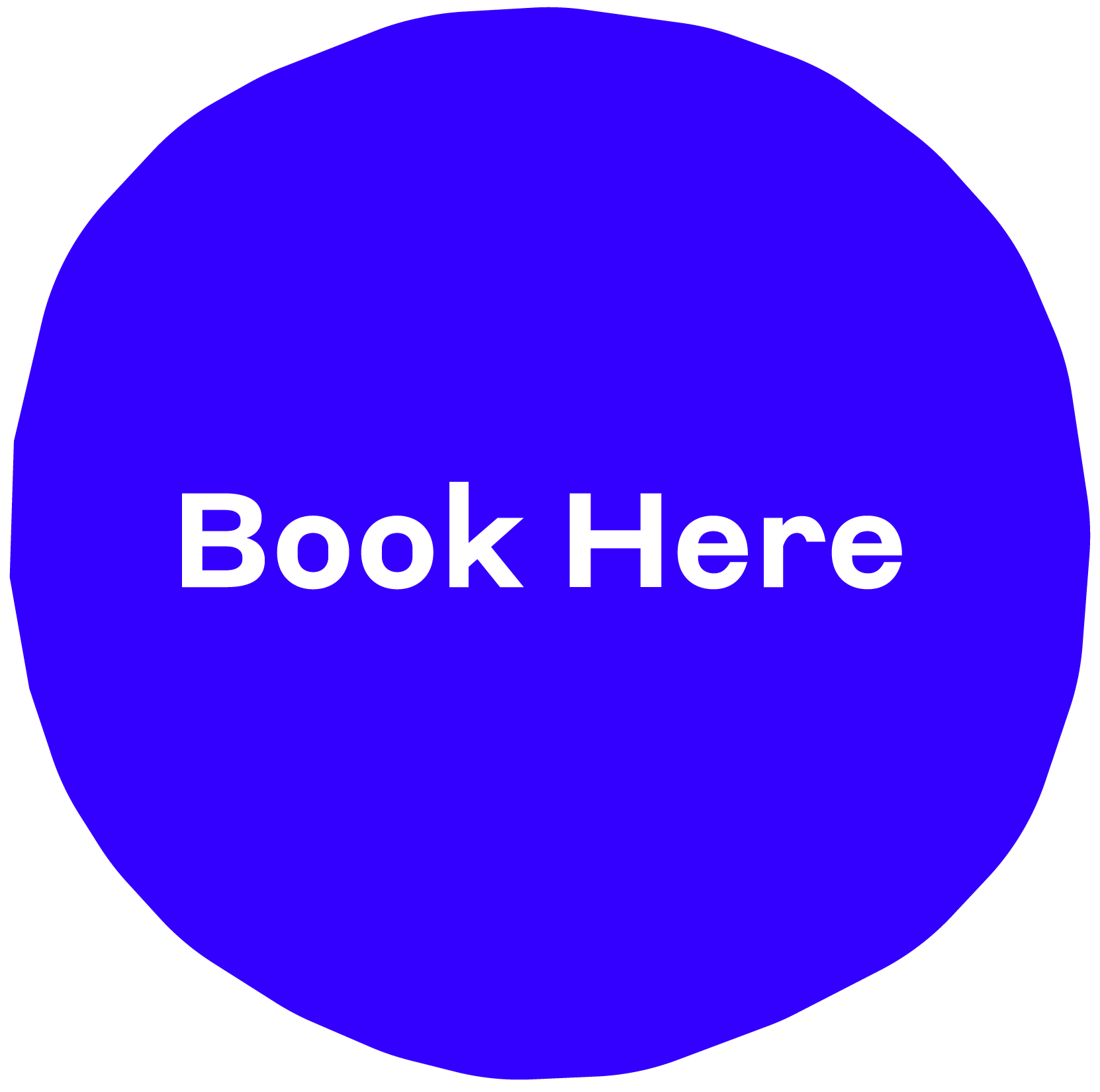 A large blue circular button with the text 'Book Here' in white in the center.