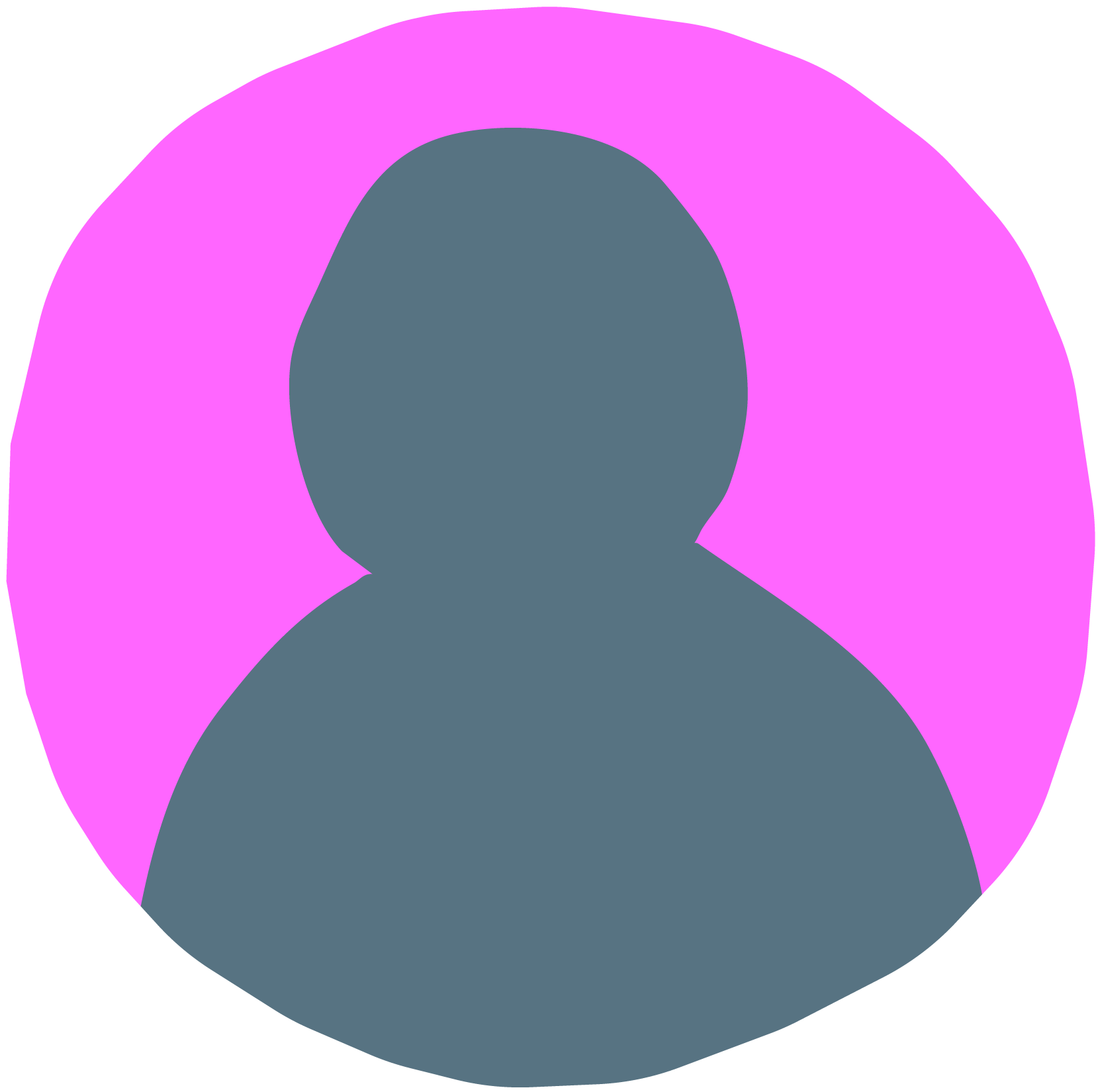 A blue padded object with a rounded top and flat bottom, resembling a soft cushion or bean bag chair.