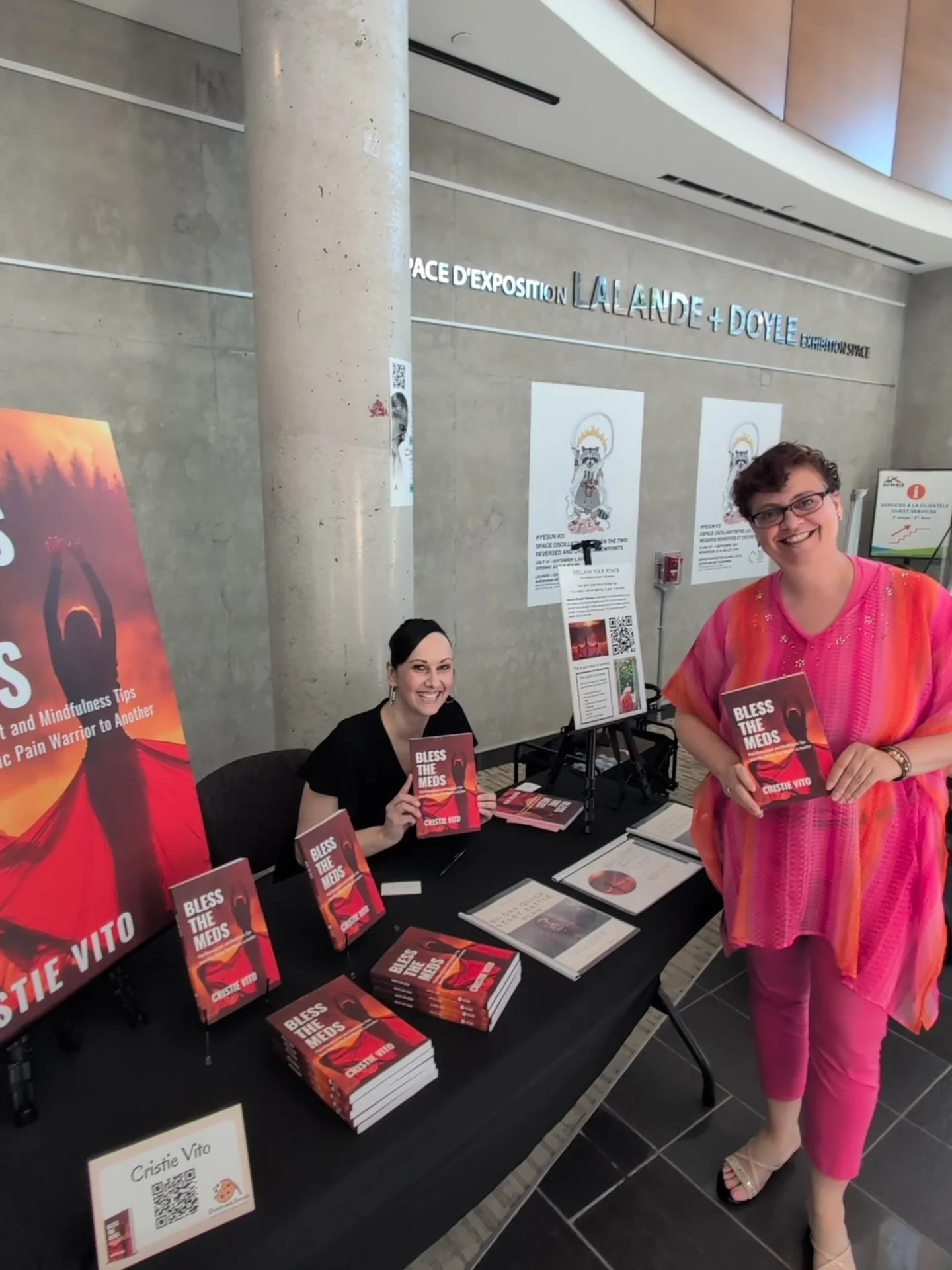 📚 Chronic illness meets courage.
Author Cristie Vito brought heart, humour, and hard-earned wisdom to August Stories and Sweets with her book Bless the Meds&mdash;a powerful guide to navigating chronic pain with compassion, mindfulness, and radical 