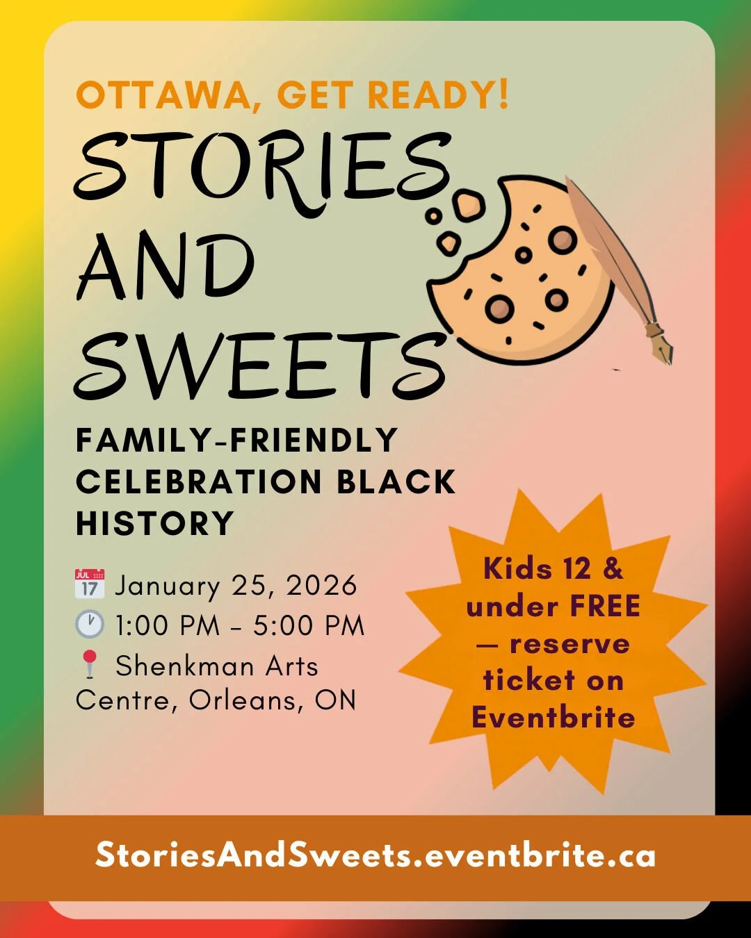 📣 Ottawa, get ready &mdash; Stories &amp; Sweets is back!

What started as a simple idea &mdash; pairing storytelling and community with cookies &mdash; has grown into a one-of-a-kind event series celebrating local authors, entrepreneurs, and artist