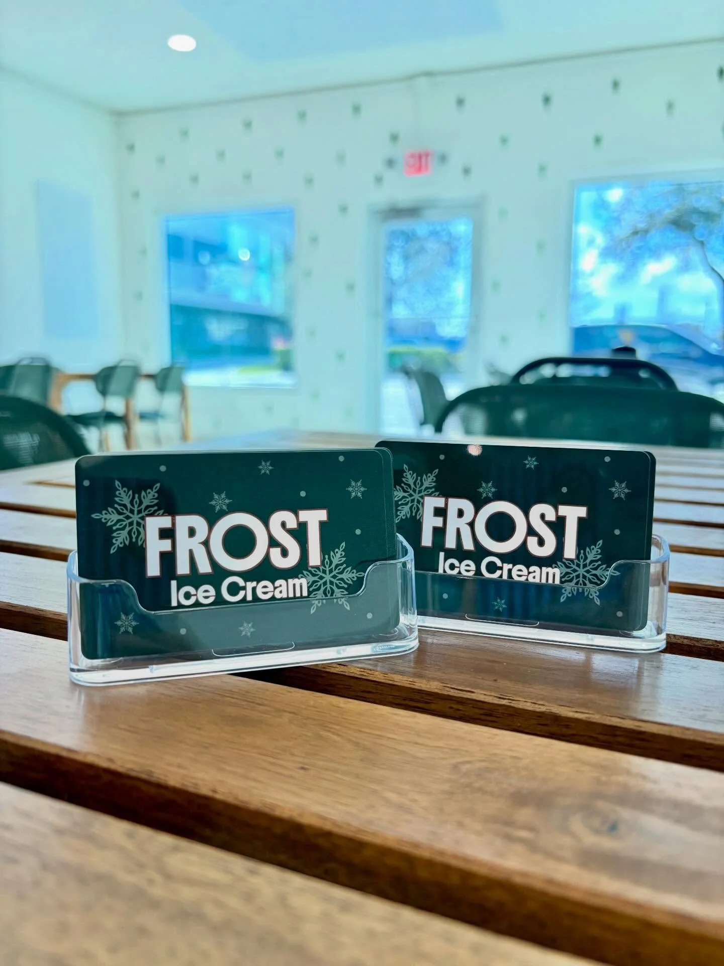 Give the gift of Frost 🍦✨

Don&rsquo;t know what to get them? You can never go wrong with ice cream. Gift cards are now available!! 💳🥳