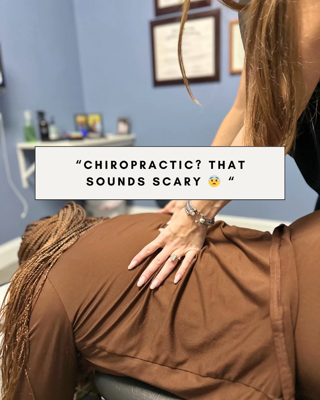 We get it! Trying something new can feel intimidating &mdash; especially when it comes to your spine!! 
⁠
Here&rsquo;s the thing: chiropractic care is gentle, precise, and completely customizable. It isn&rsquo;t about &ldquo;cracking&rdquo; your body