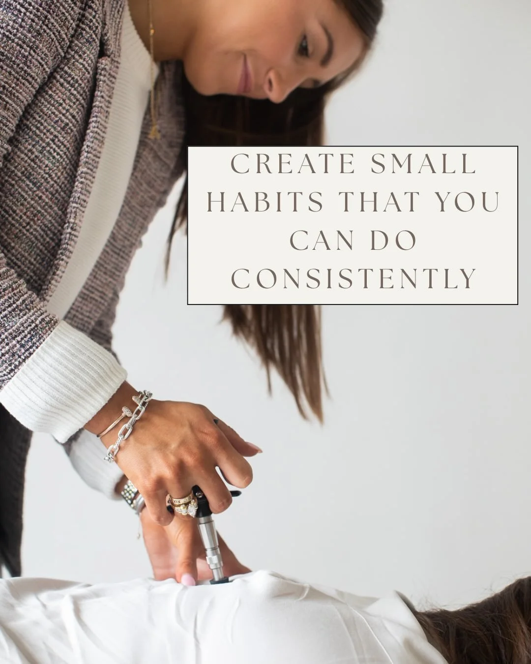Big change comes from small, consistent habits! Your nervous system thrives on consistency, not perfection. 

You don&rsquo;t need a complete life overhaul - just better daily habits! 

Call and schedule your appointment for guidance on small habits 
