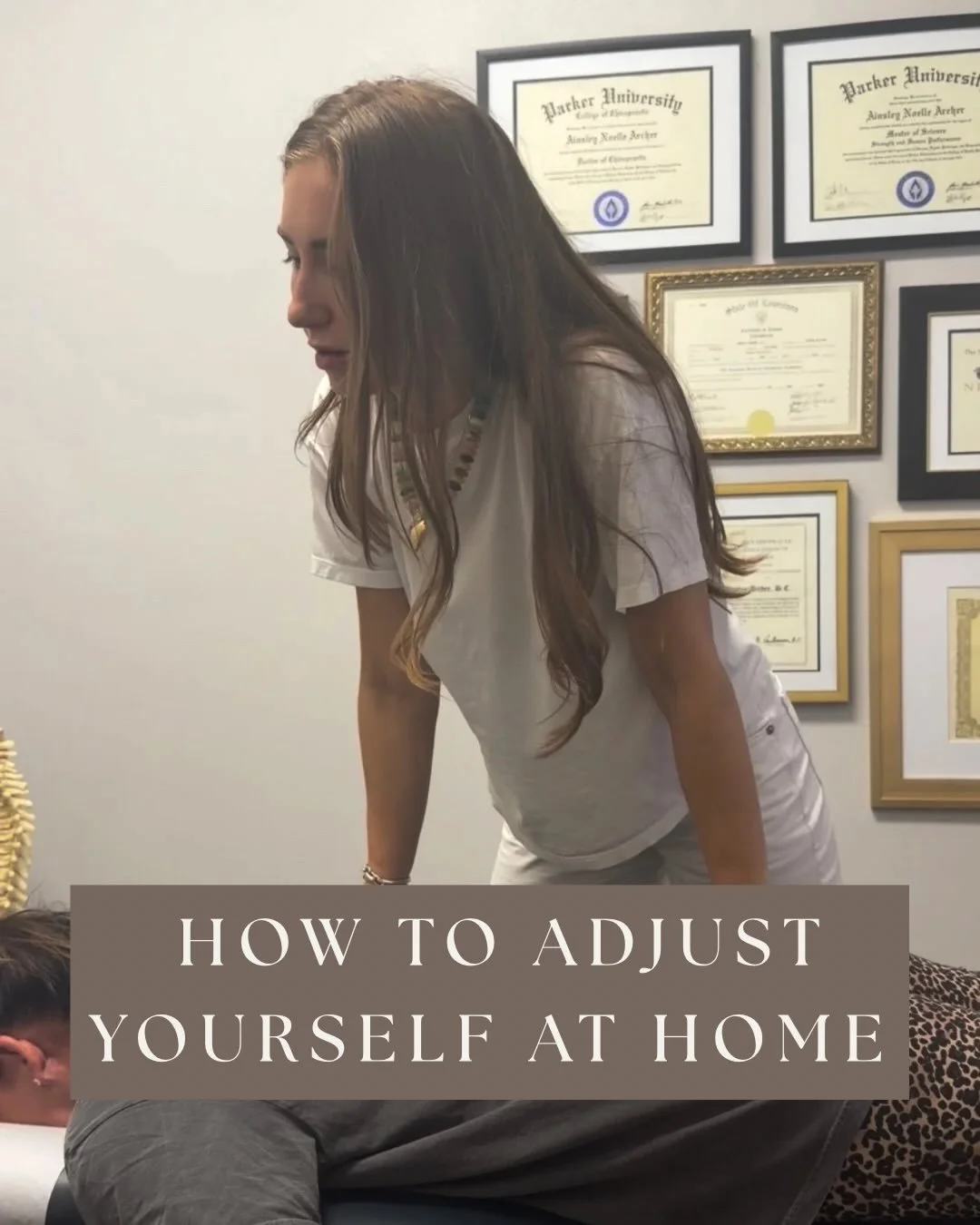 How many of you were ready to try this? 

We get it - when something hurts, you just want quick relief. 

But adjusting your own spine {or letting someone who is not trained} isn&rsquo;t as simple {or as safe} as it looks online.

Proper chiropractic