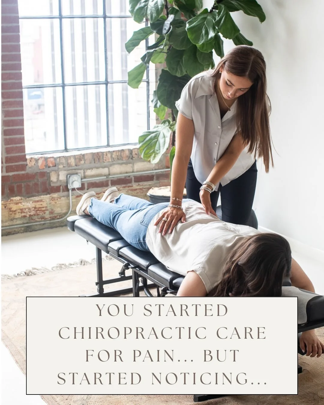 Most people don&rsquo;t walk into a chiropractic office thinking about their sleep, stress levels, or energy.

They just want the pain gone.

But when your nervous system starts functioning the way it&rsquo;s supposed to, your body doesn&rsquo;t just
