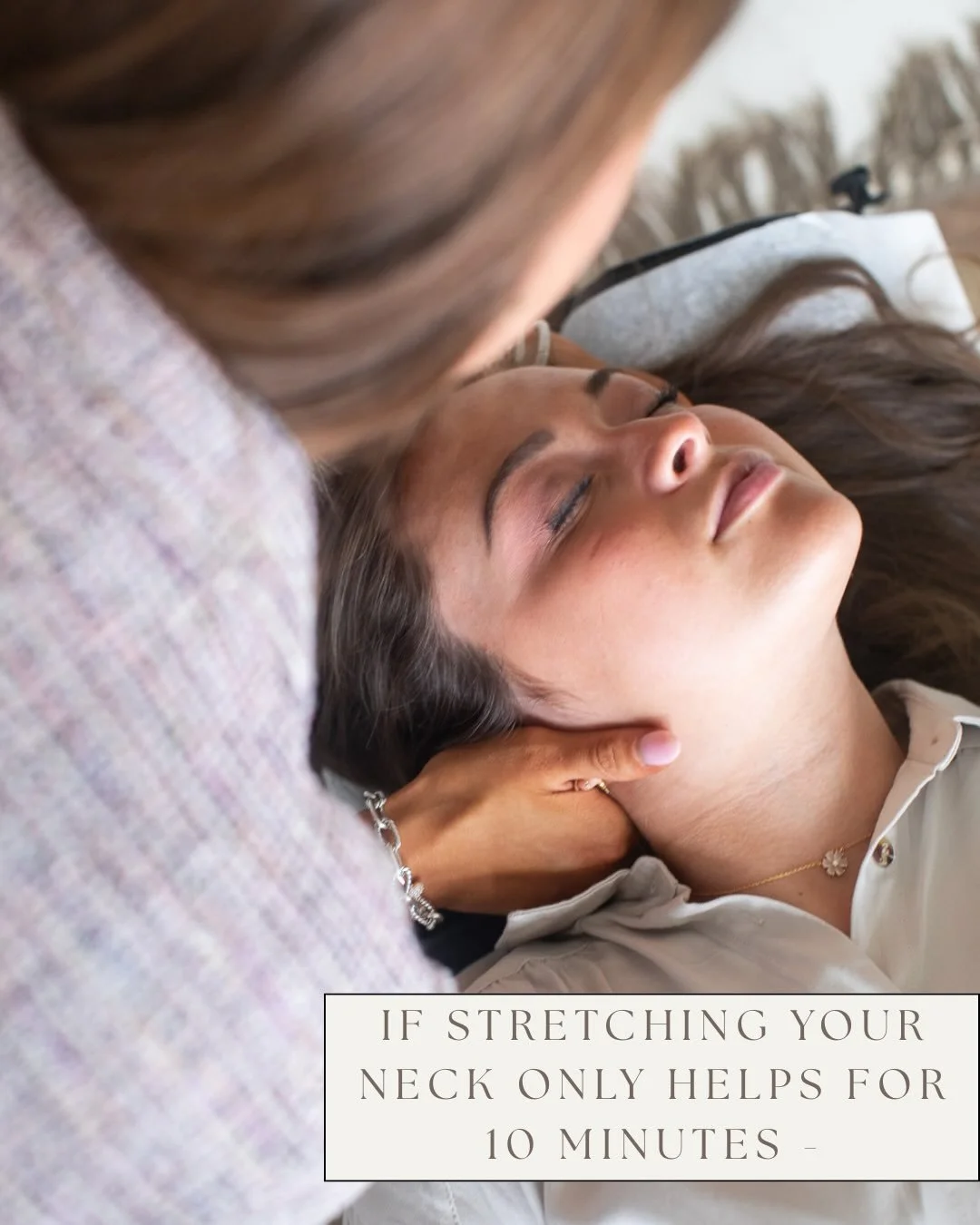 Stretching your neck over and over again isn&rsquo;t always solving the actual problem.

A lot of chronic neck tension comes from the body compensating.

That&rsquo;s why we focus on more than just temporary relief.

Our goal is to help decrease your