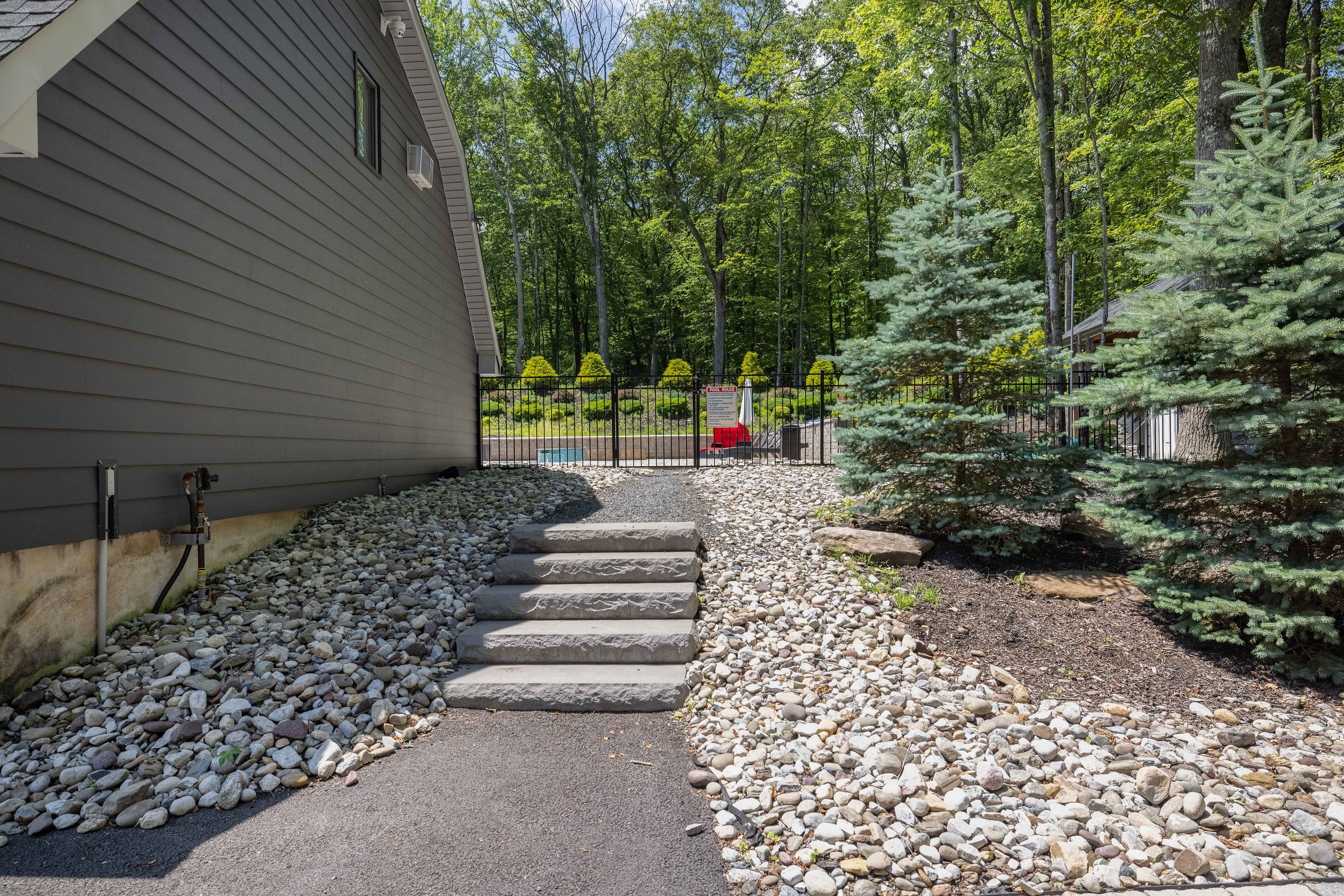 pool entrance