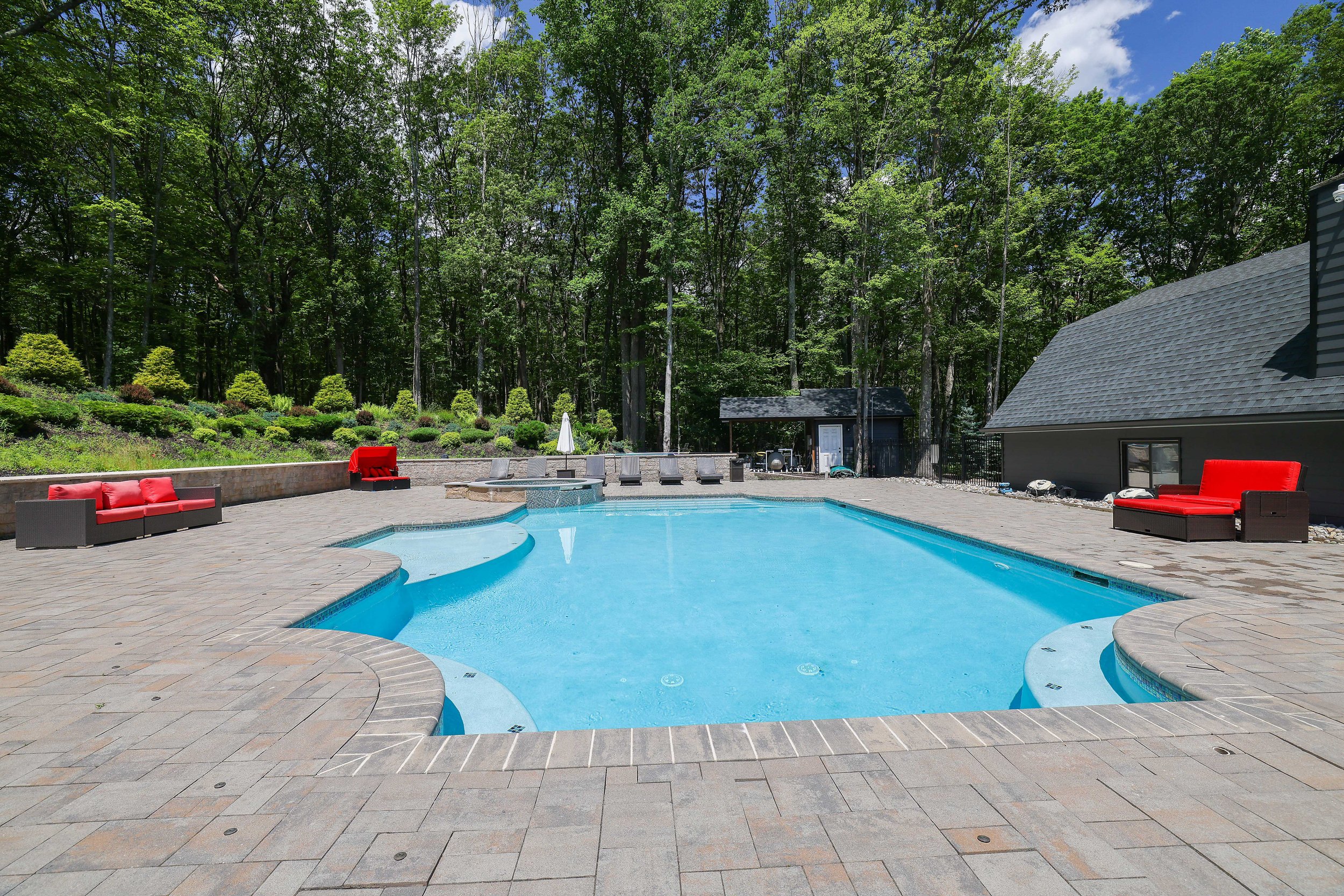 heated pool