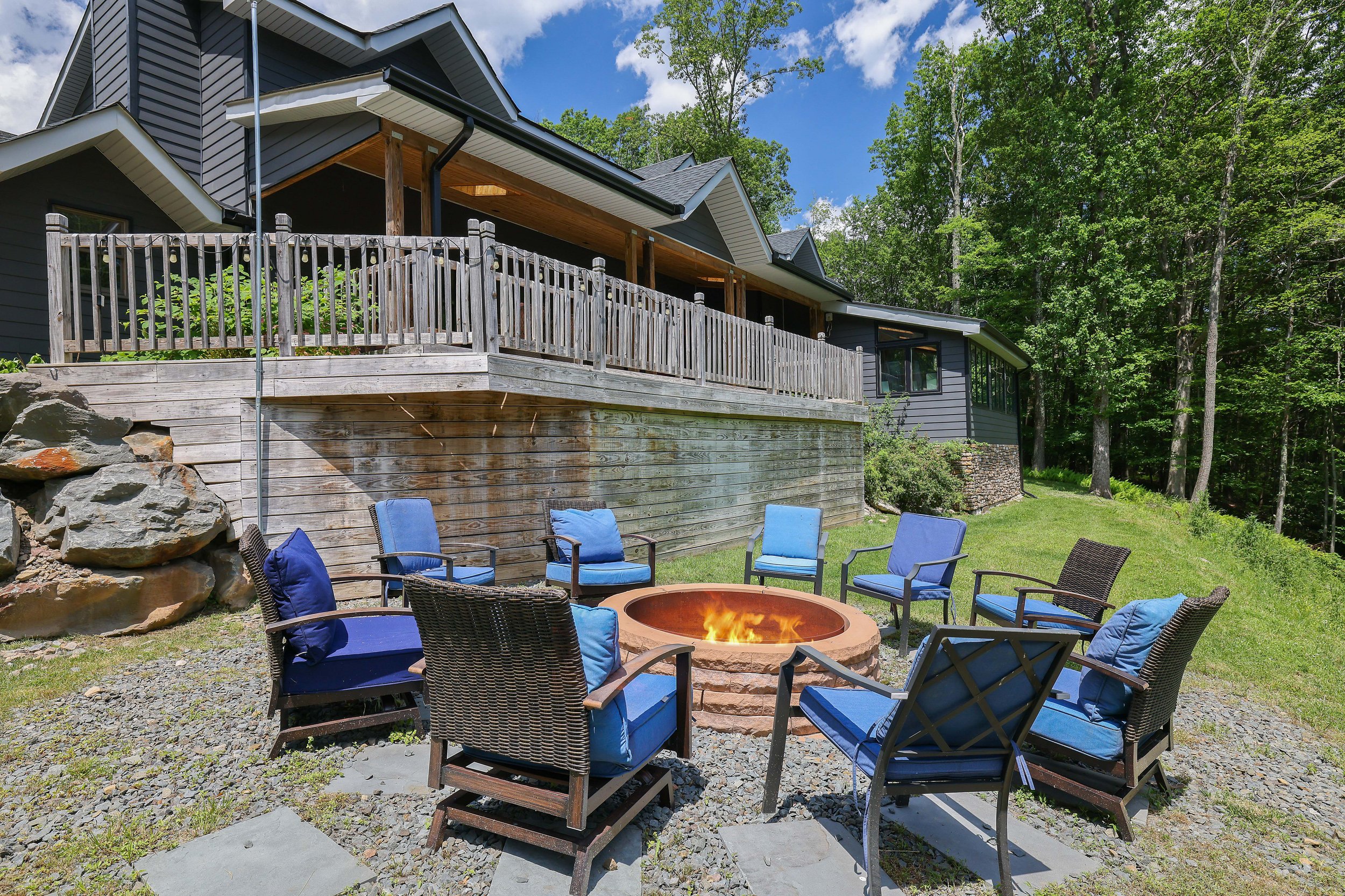 fire pit seating