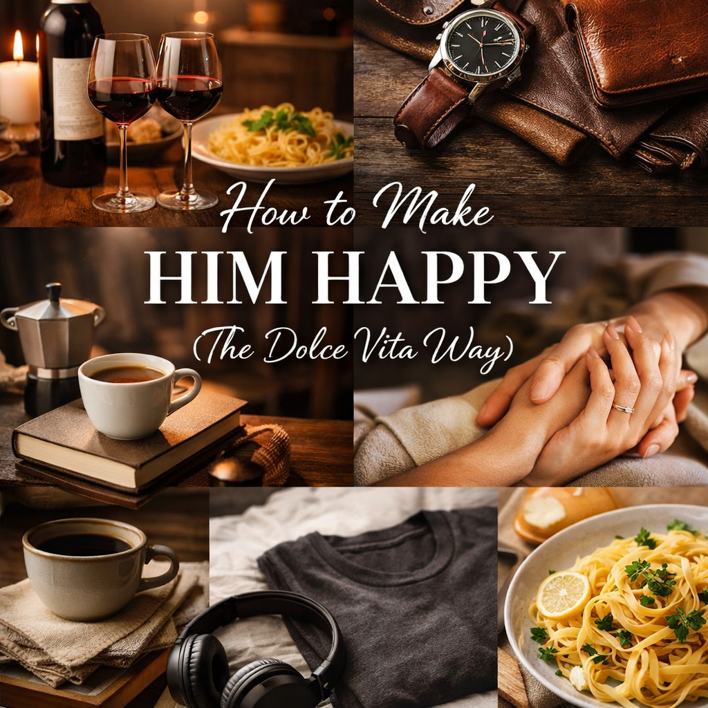 How to Make Him Happy on Valentine’s Day (The Dolce Vita Way)