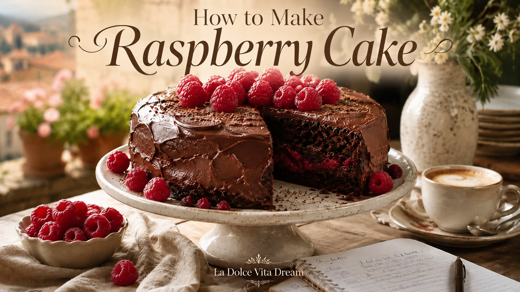 How to Make Chocolate Raspberry Cake: A Sweet Homemade Cake with Italian Lamponi